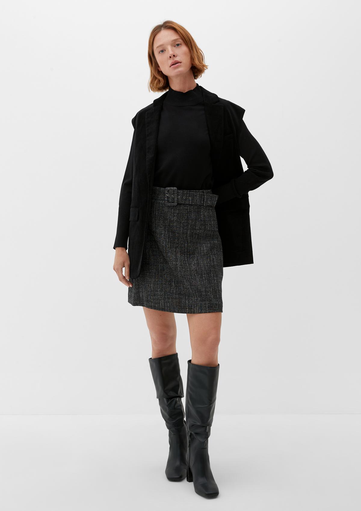 s.Oliver Tweed mini skirt