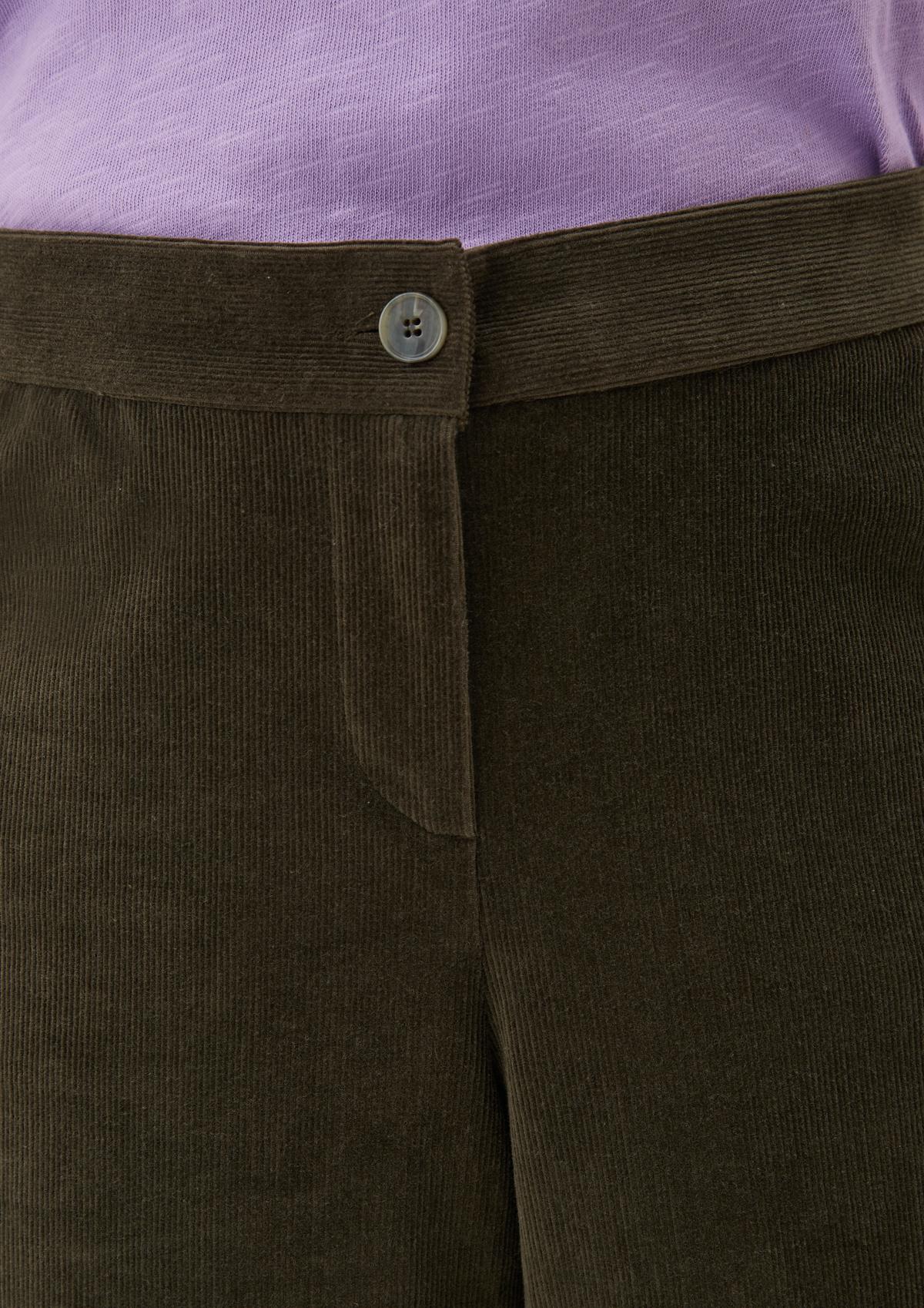 s.Oliver Manšestrová kalhotová sukně ze strečové bavlny