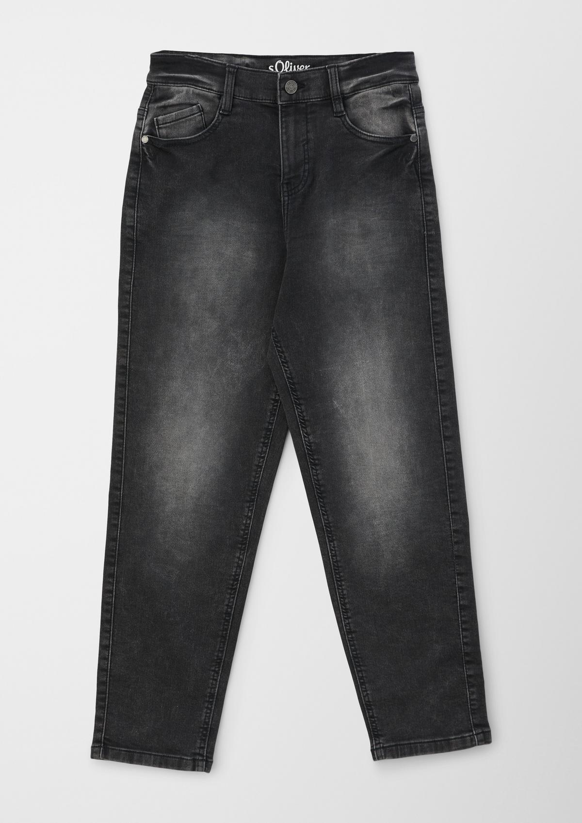 s.Oliver Dad Fit: široké džínsy s elastickým pásom