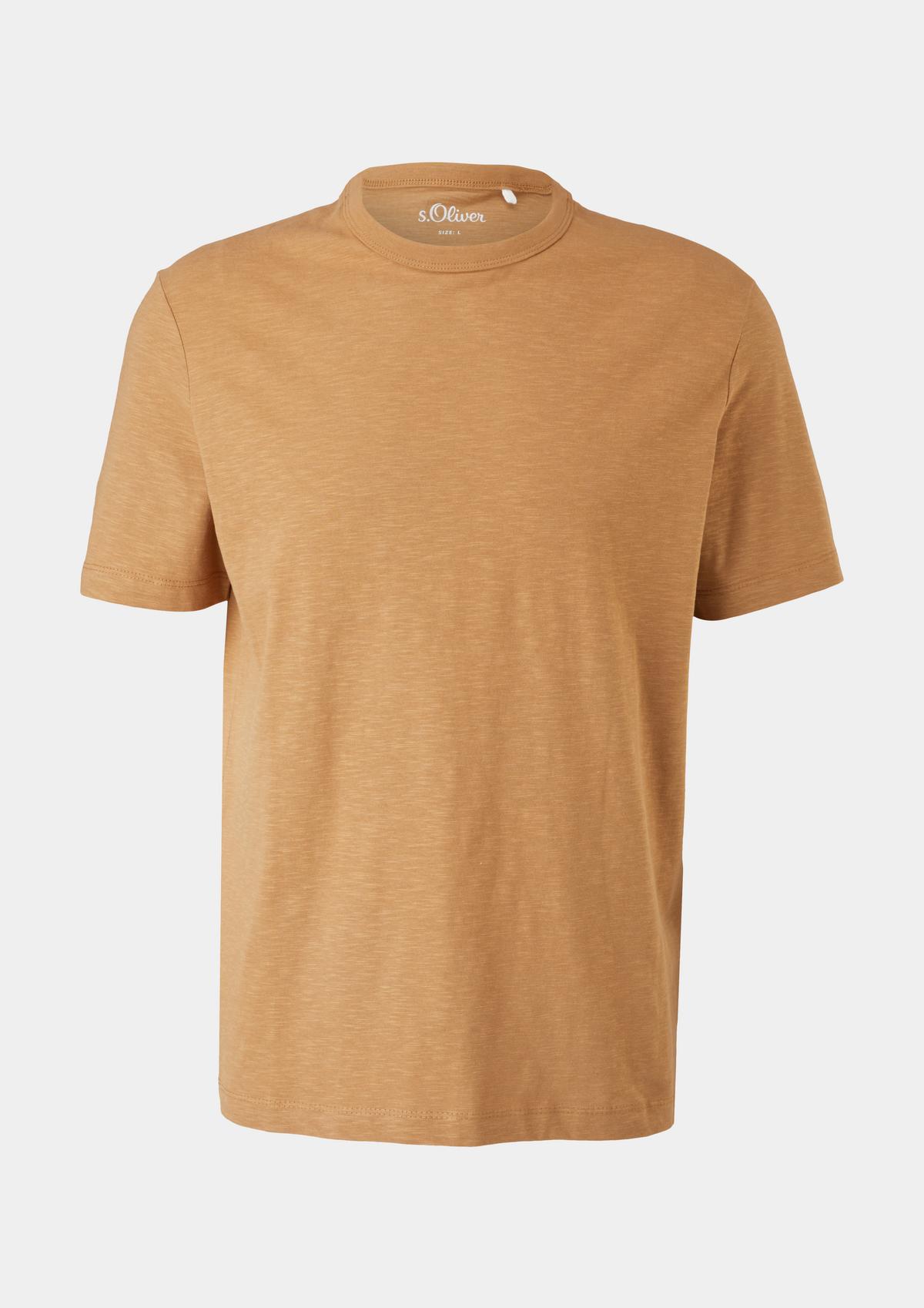 s.Oliver T-shirt en jersey de fil flammé