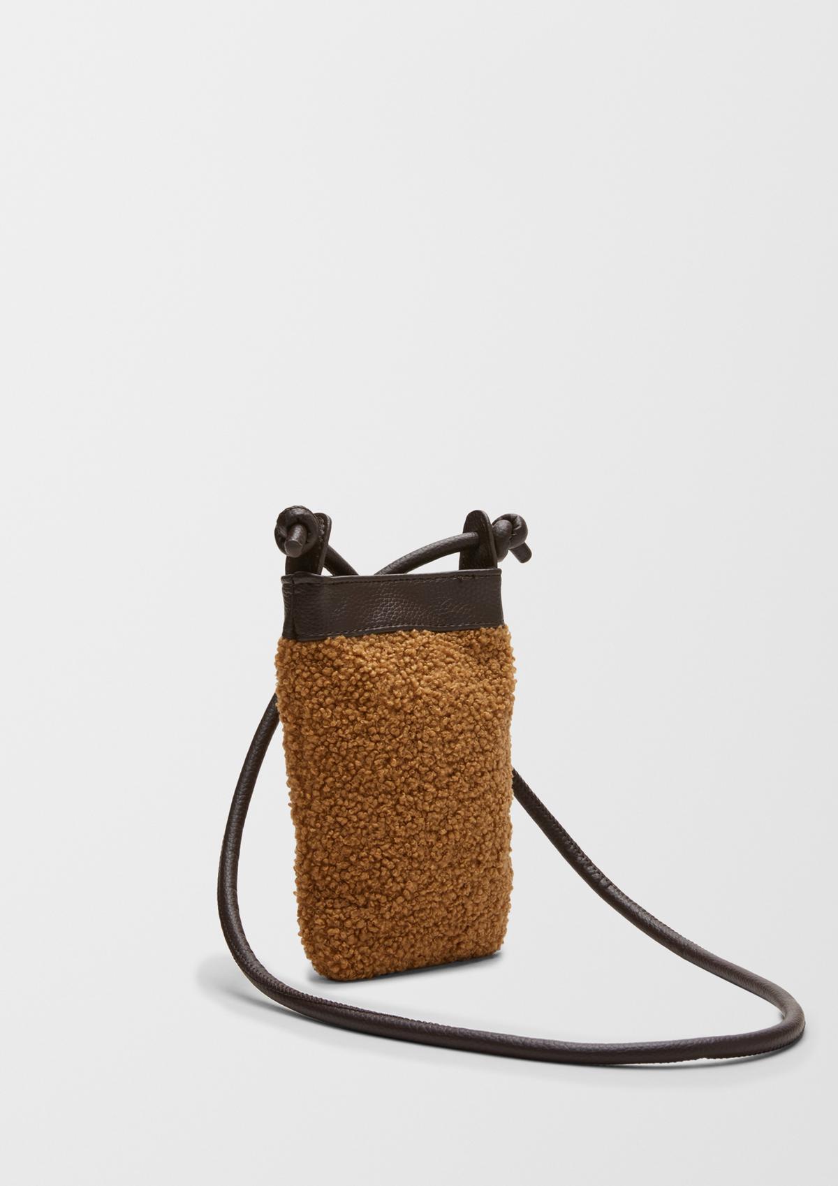 s.Oliver Mobile phone bag with teddy plush