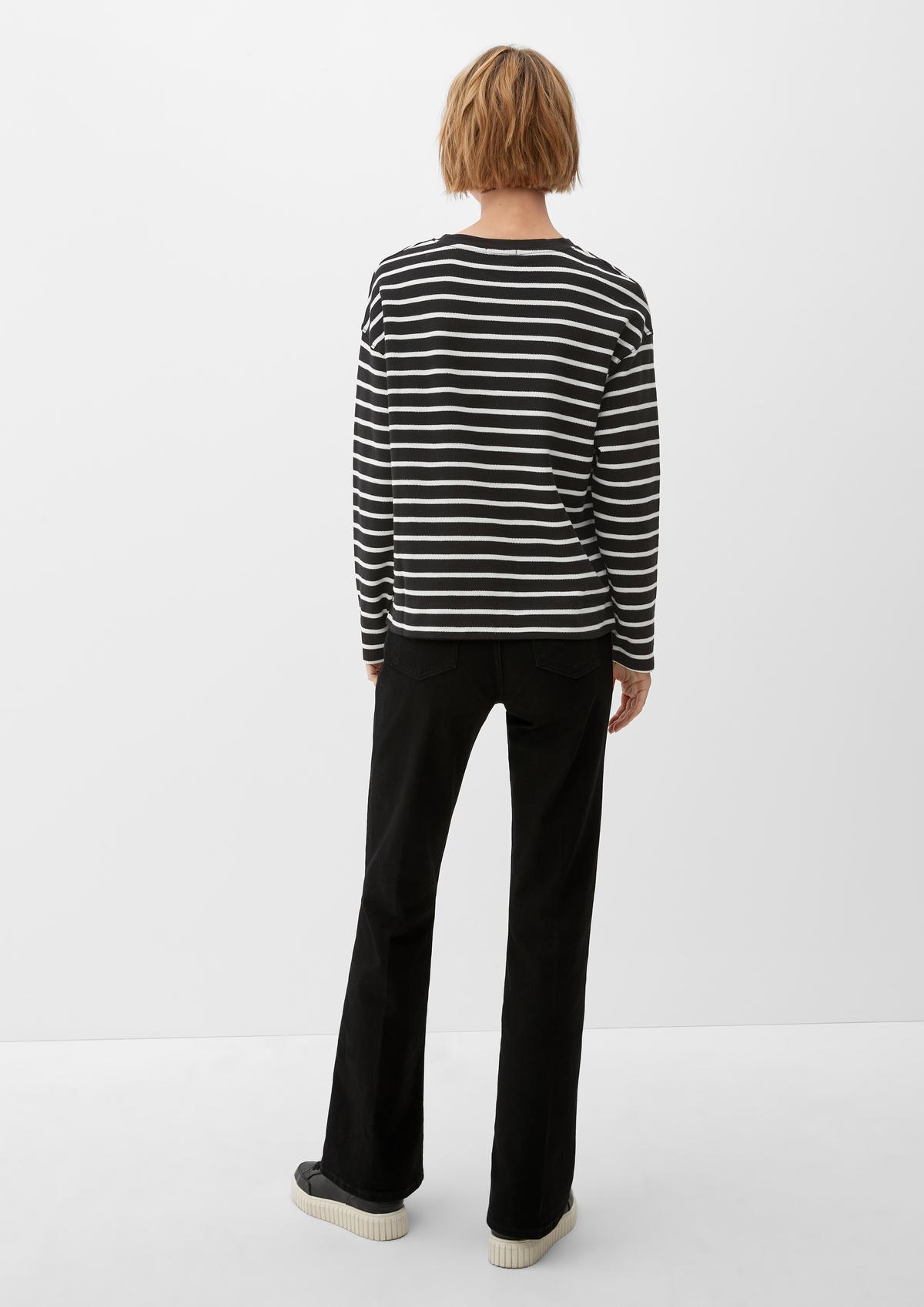 s.Oliver Long sleeve top in a striped design