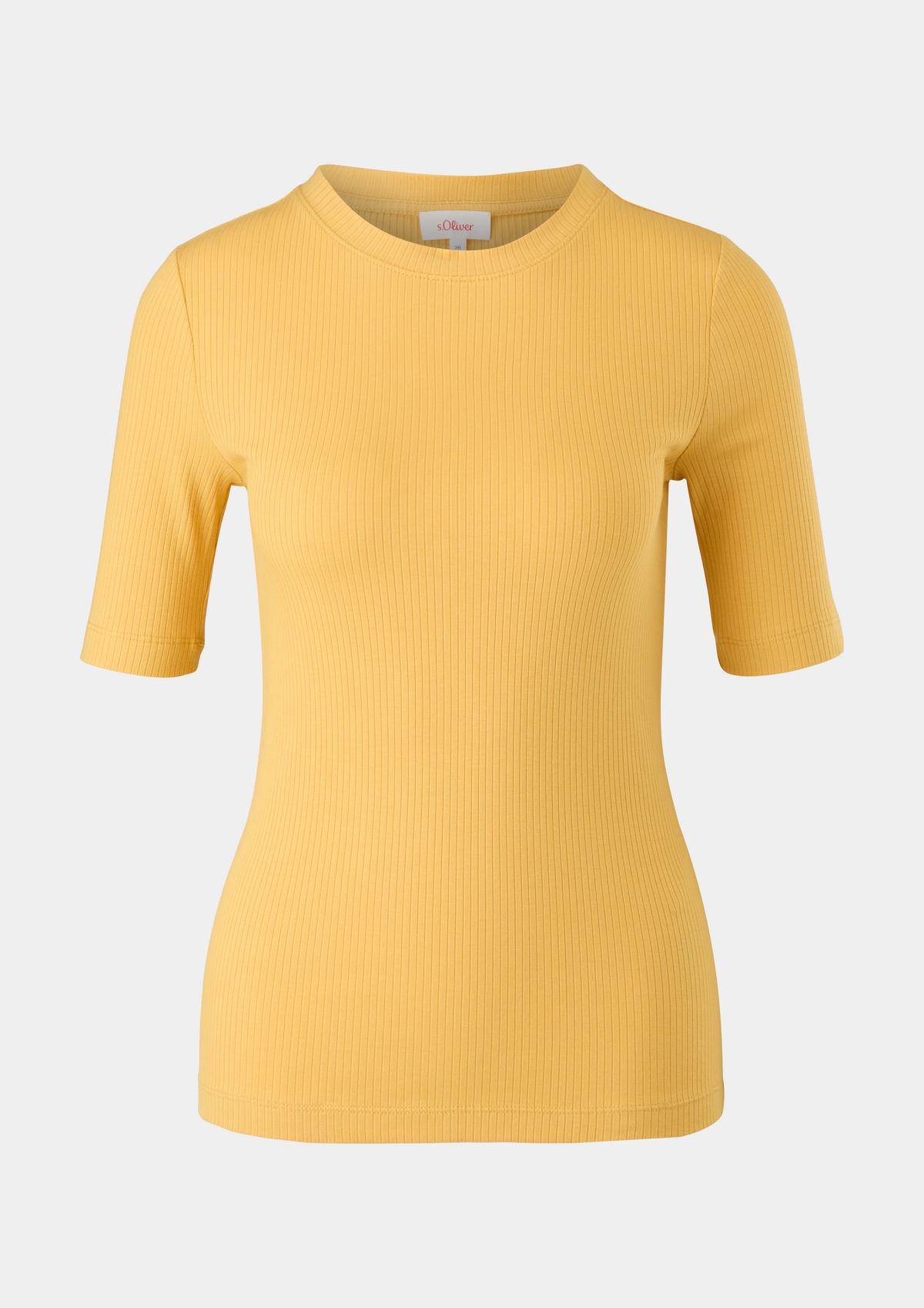 s.Oliver Jersey top with a ribbed texture