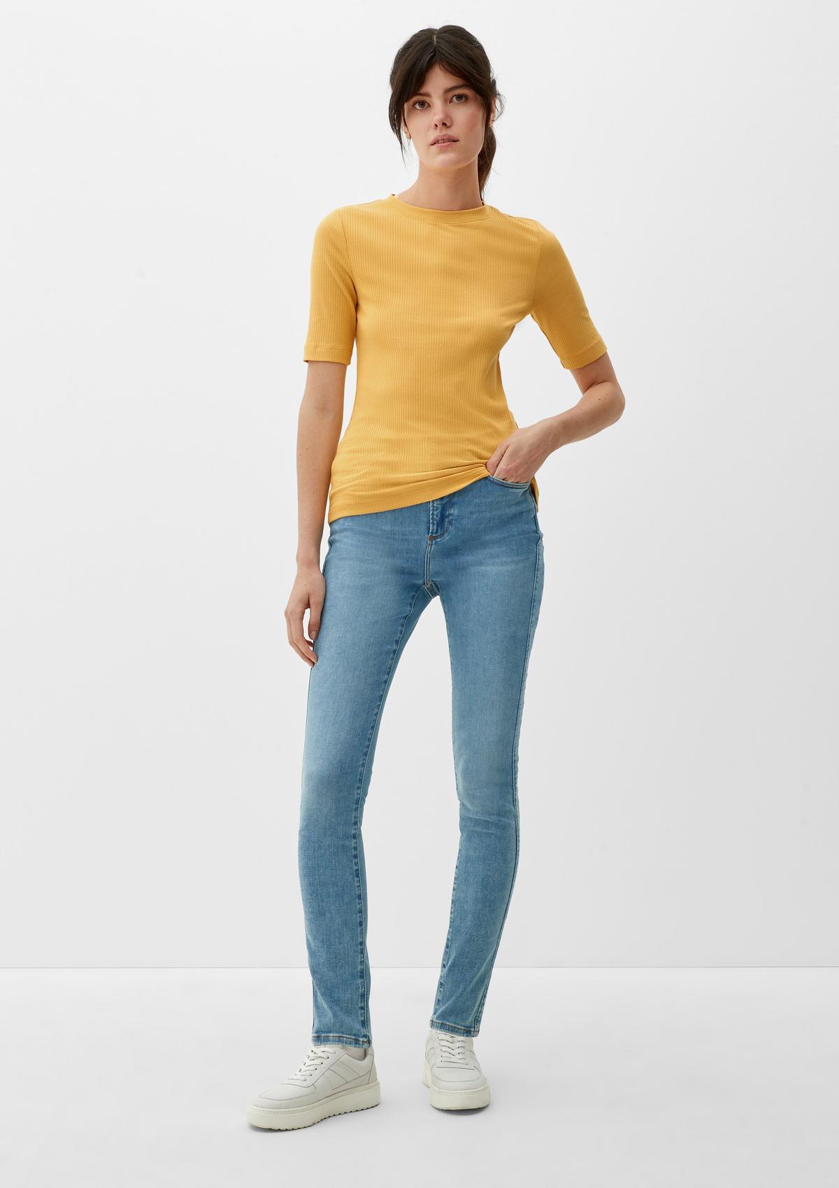 s.Oliver Jersey top with a ribbed texture