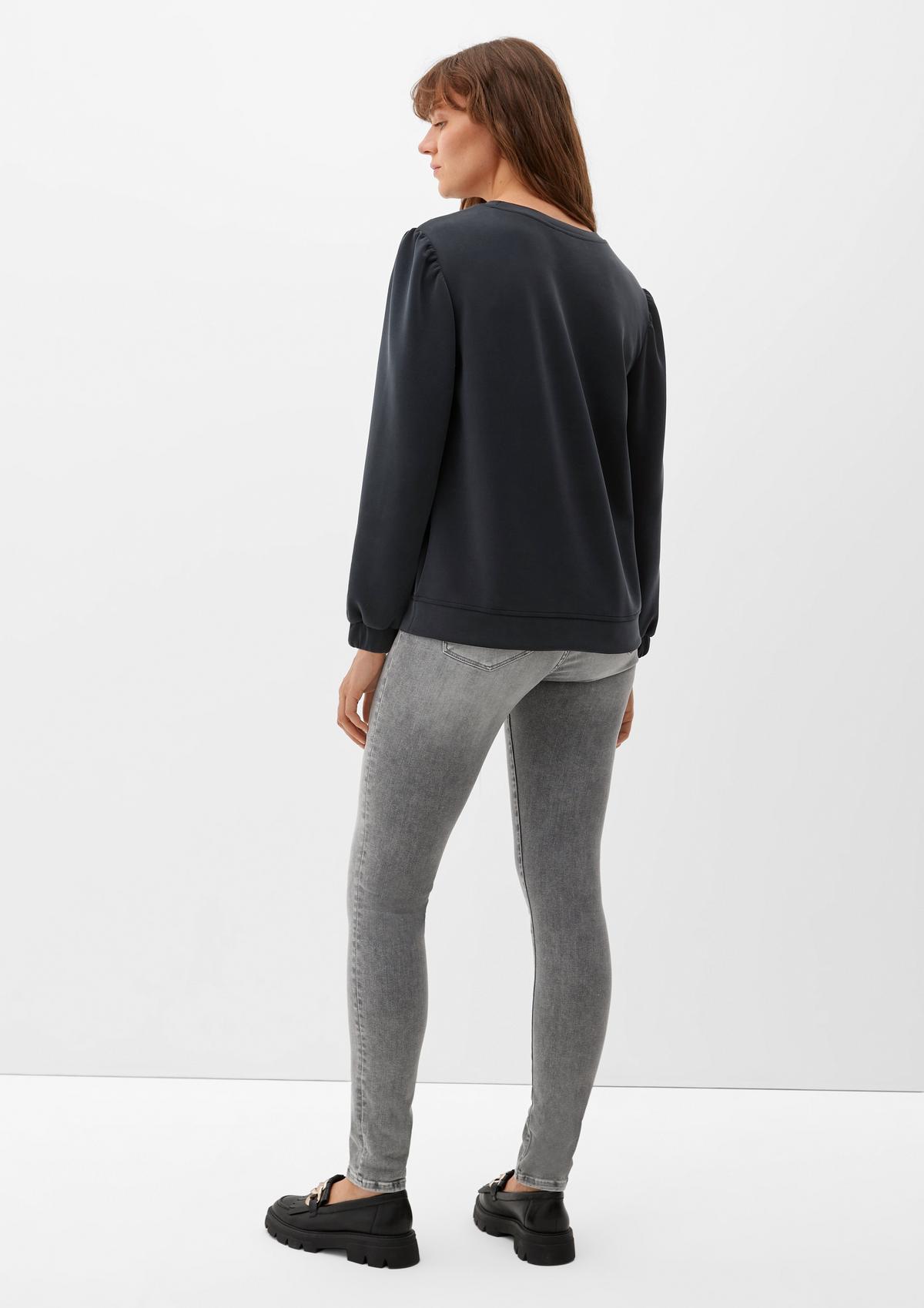 s.Oliver Scuba top with puff sleeves