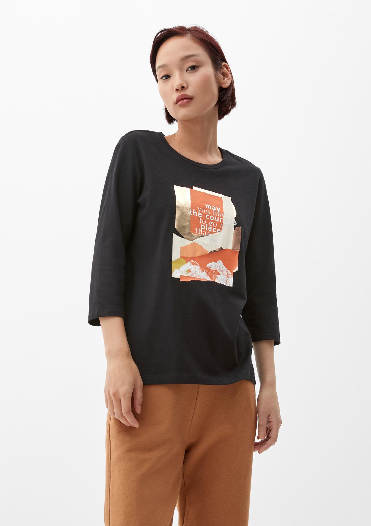 s.Oliver Top with a statement print