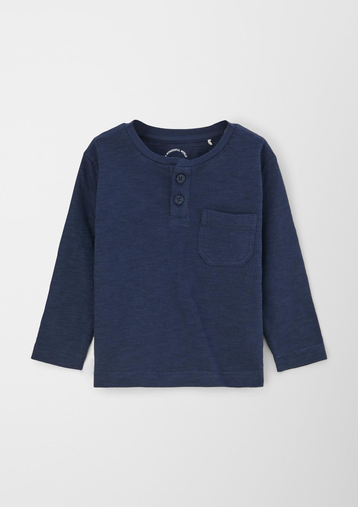 s.Oliver Long sleeve top with a breast pocket