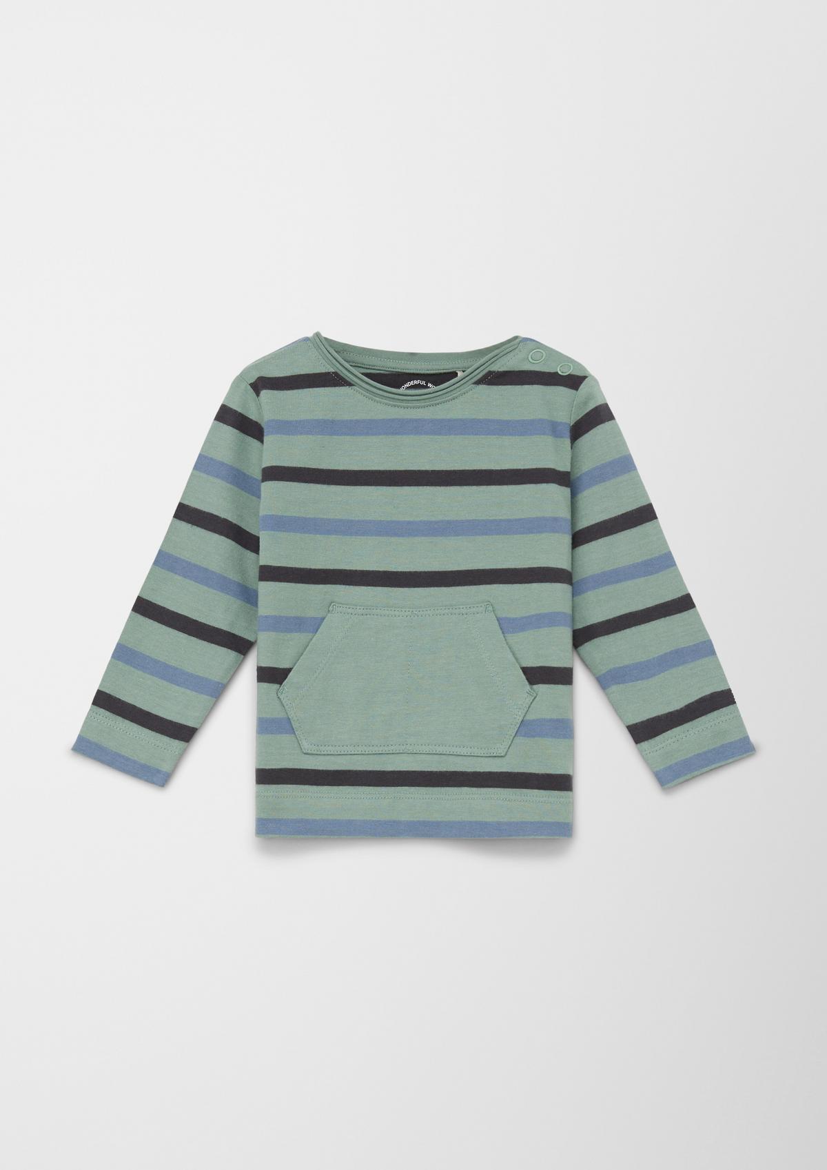 s.Oliver Long sleeve top with horizontal stripes