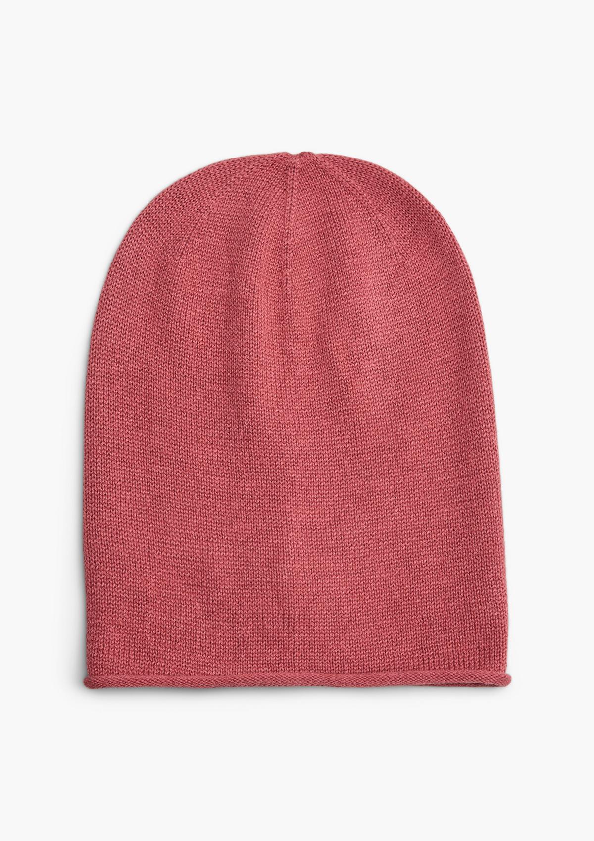 s.Oliver Knit hat with a rolled hem