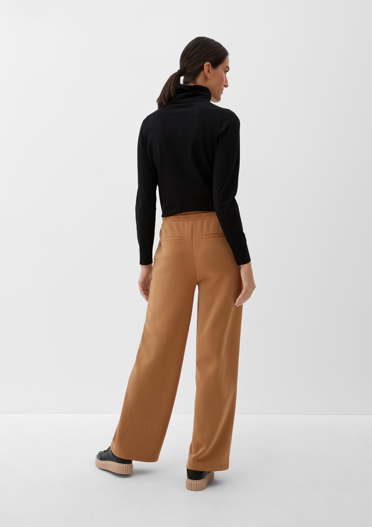 s.Oliver Wide leg broek in jogger style