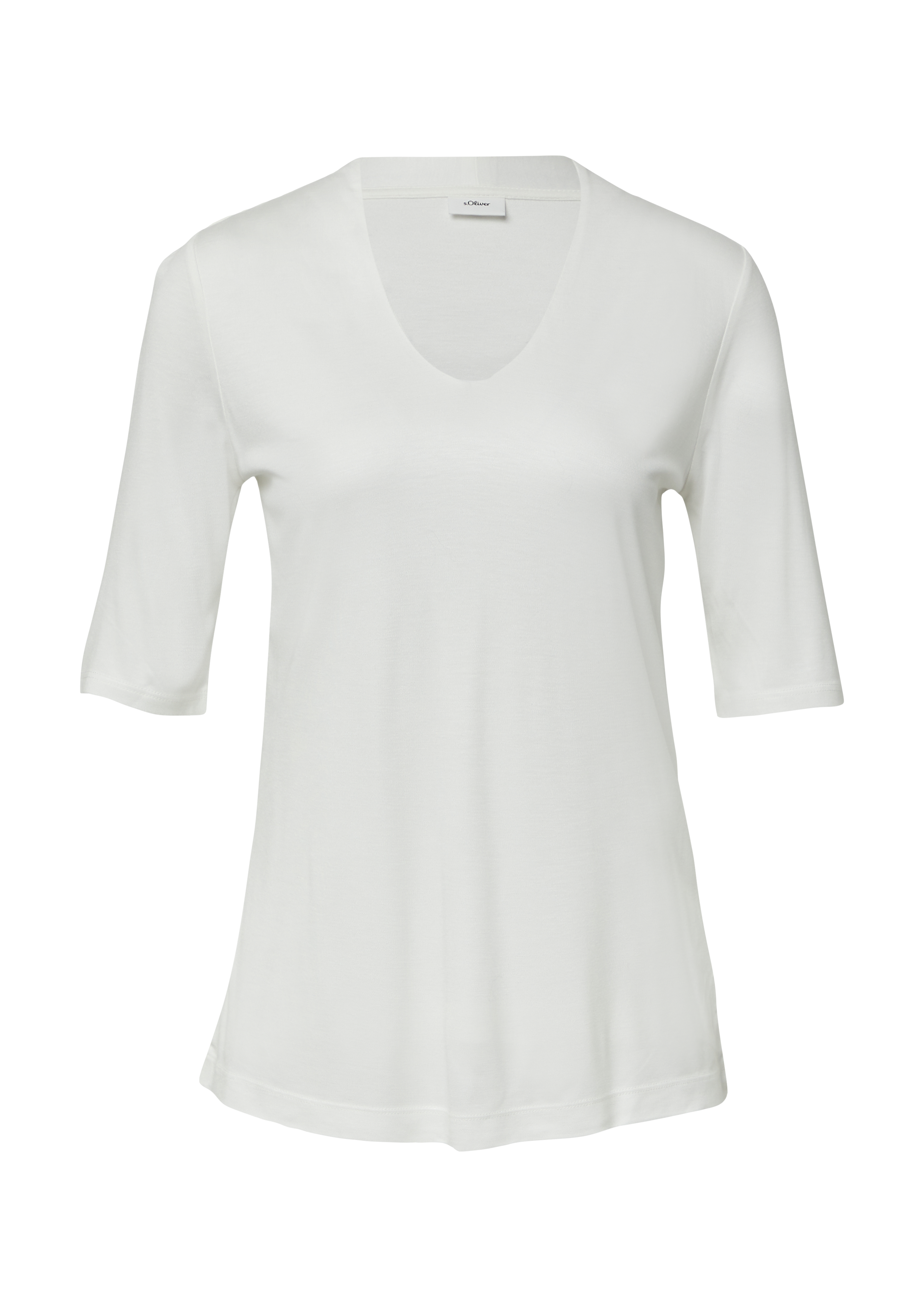 T-shirt met V-hals