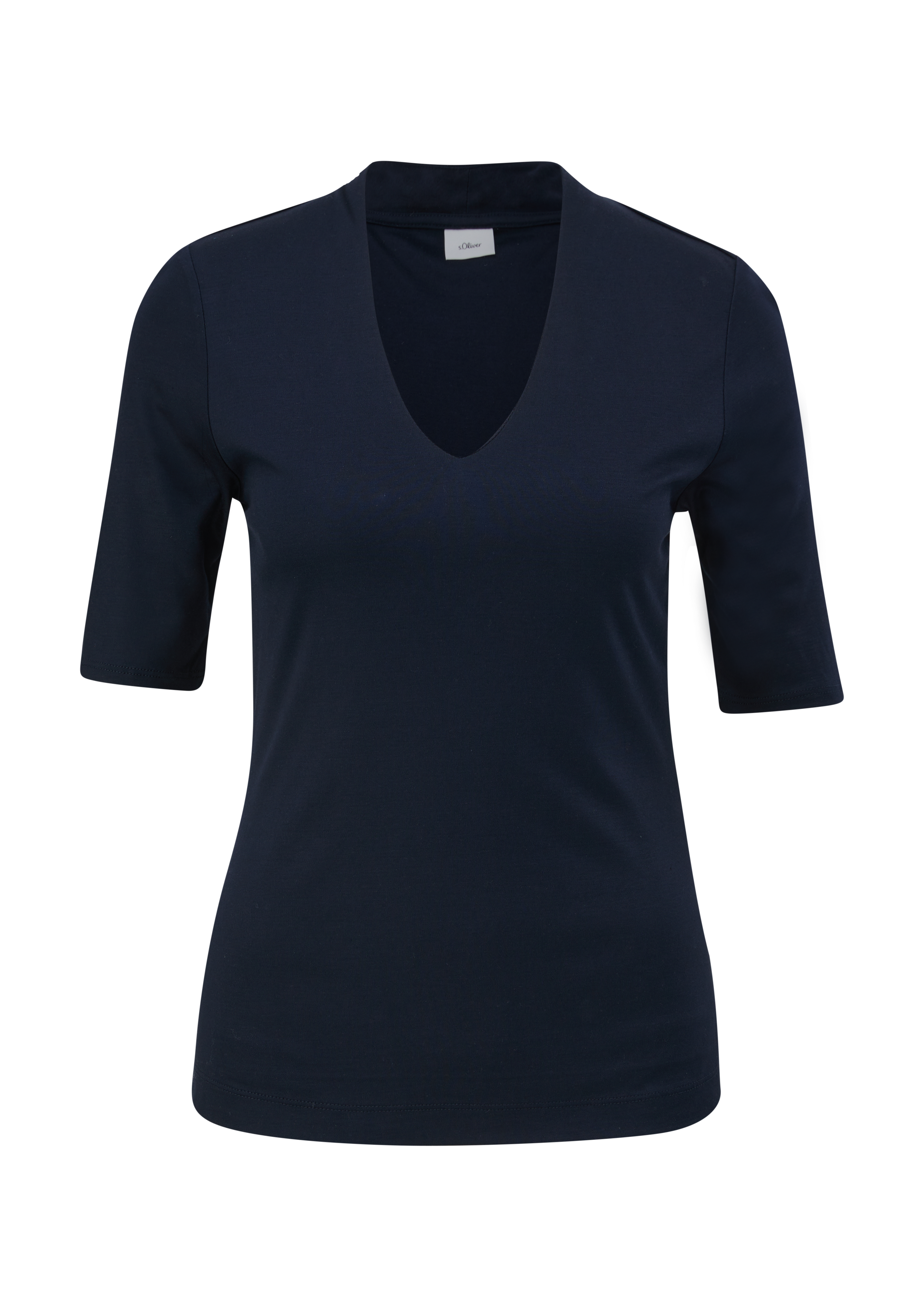T-shirt met V-hals
