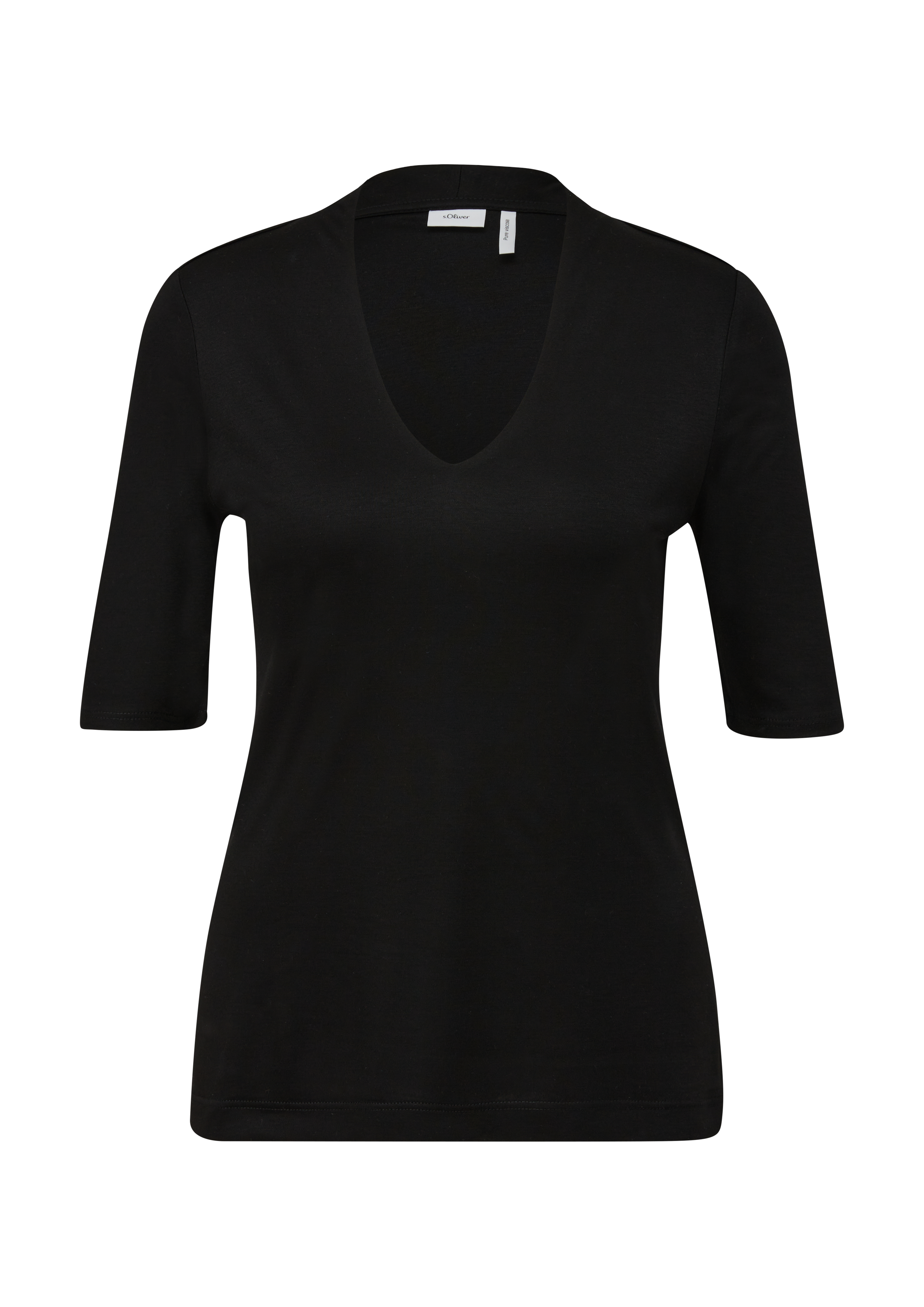 T-Shirt mit V-Ausschnitt
