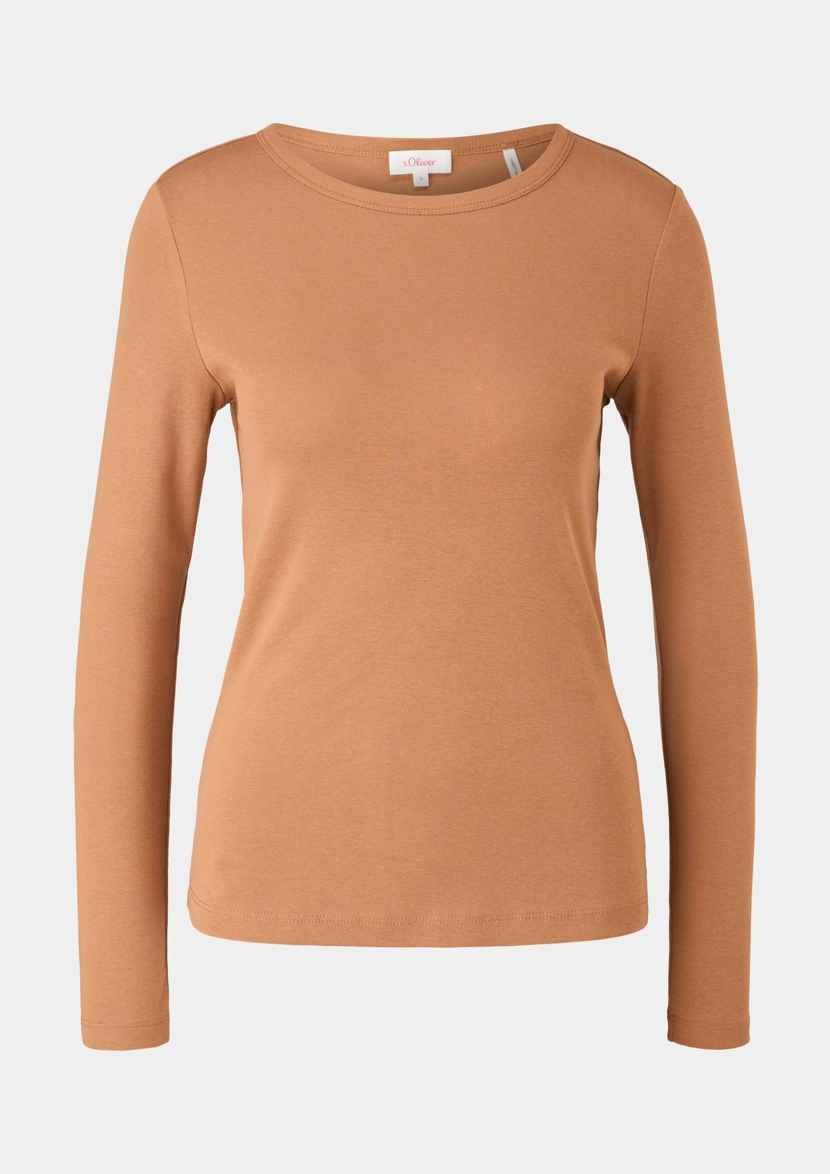 s.Oliver Long sleeve cotton jersey top