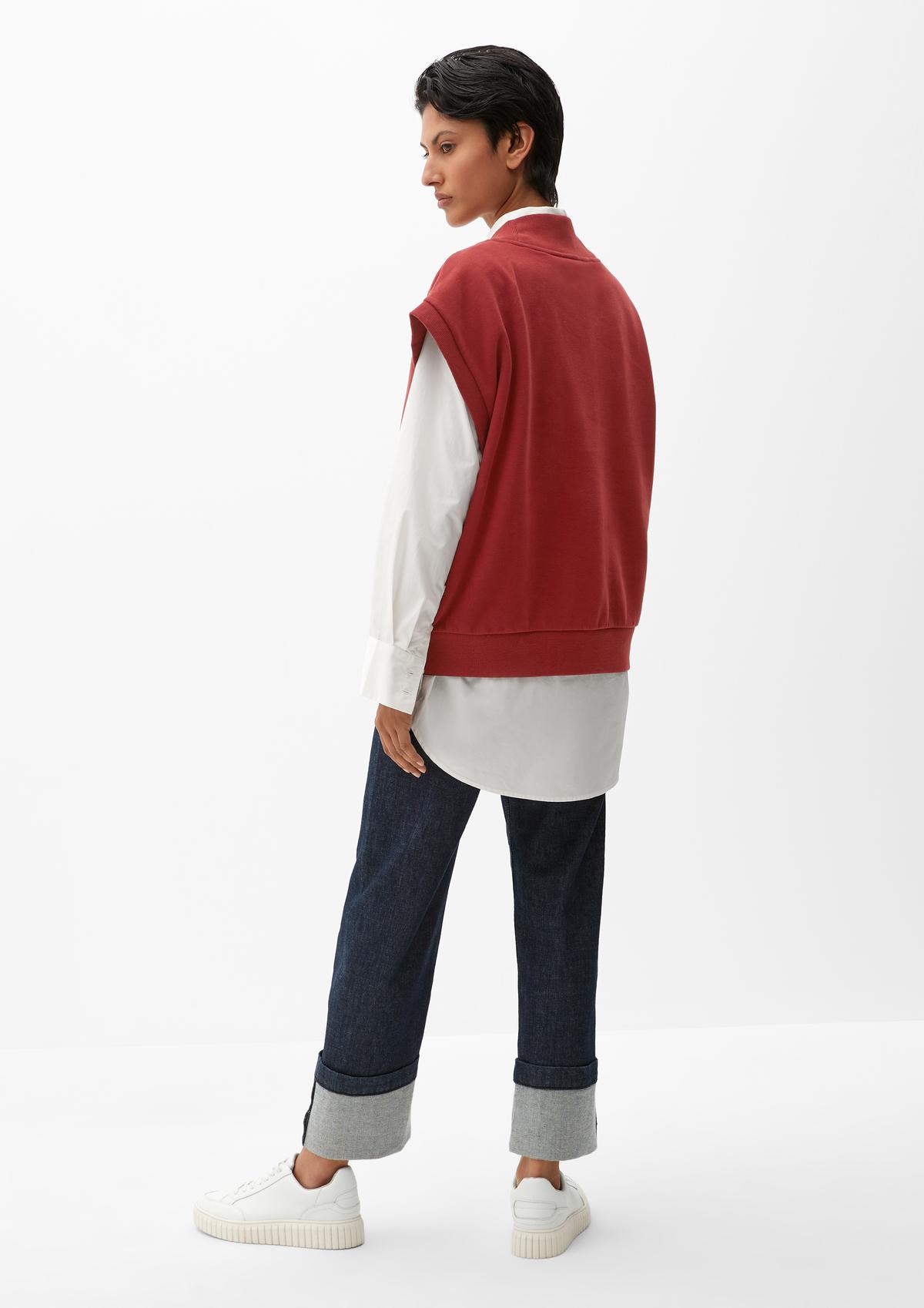 s.Oliver Short sleeve sweatshirt in a loose fit