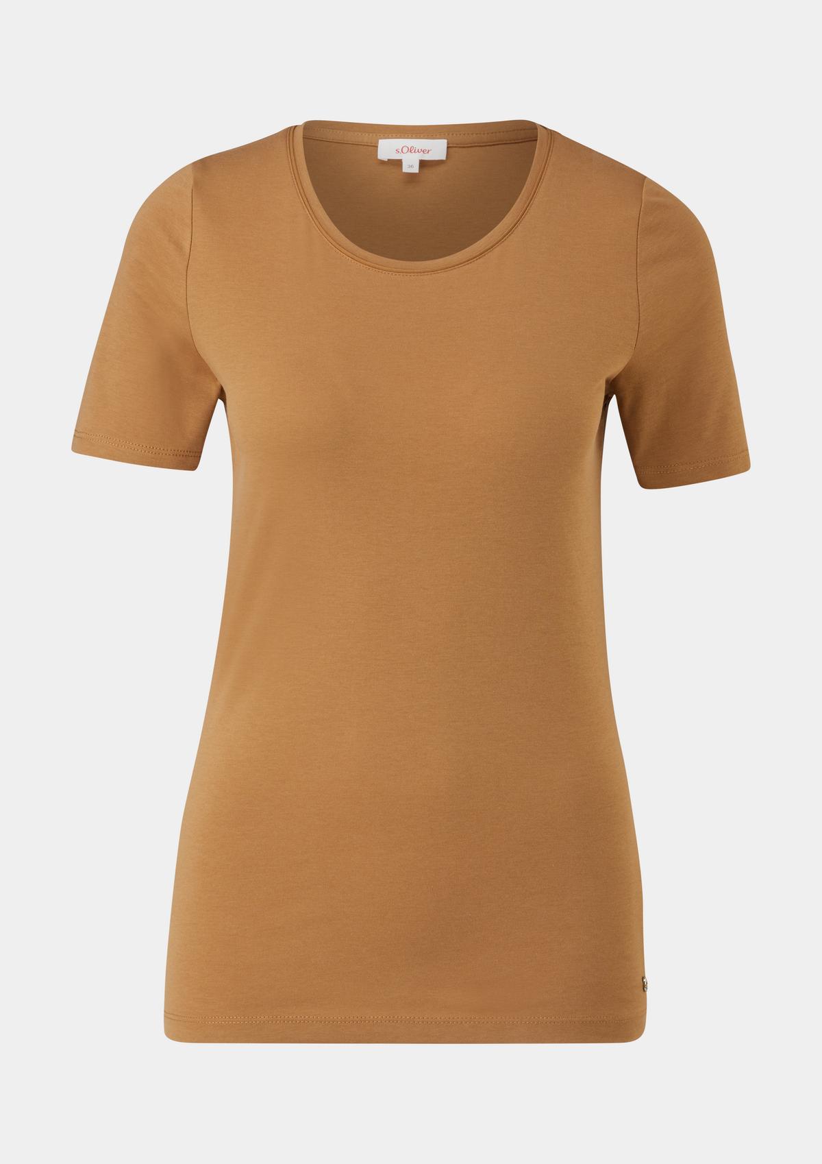 s.Oliver Jersey top in a plain colour