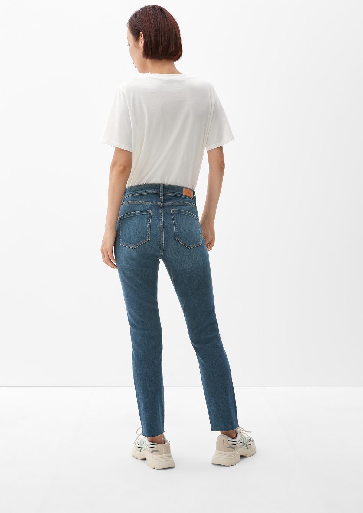 s.Oliver Cropped-Jeans Betsy / Slim Fit / Mid Rise / Straight Leg