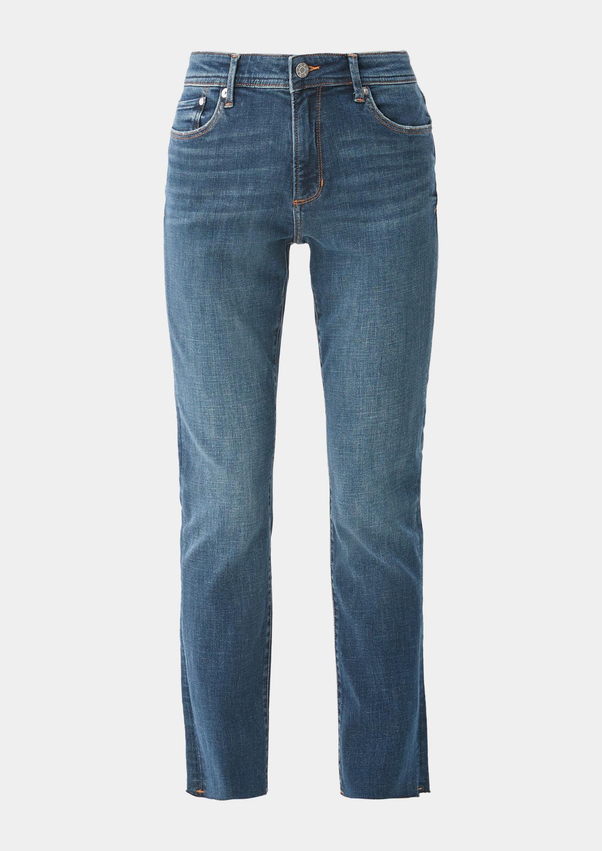 s.Oliver Cropped-Jeans Betsy / Slim Fit / Mid Rise / Straight Leg