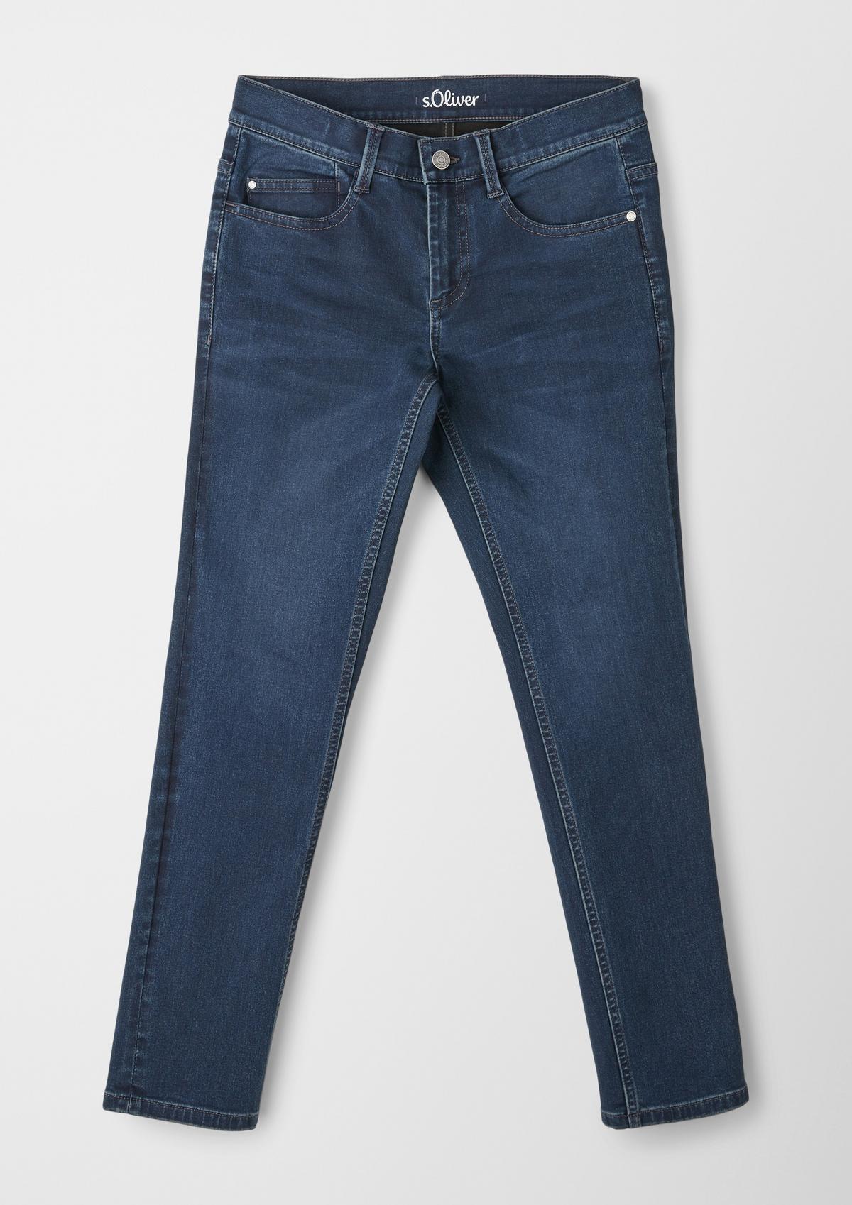 s.Oliver Regular: jeans hlače s toplo notranjo stranjo