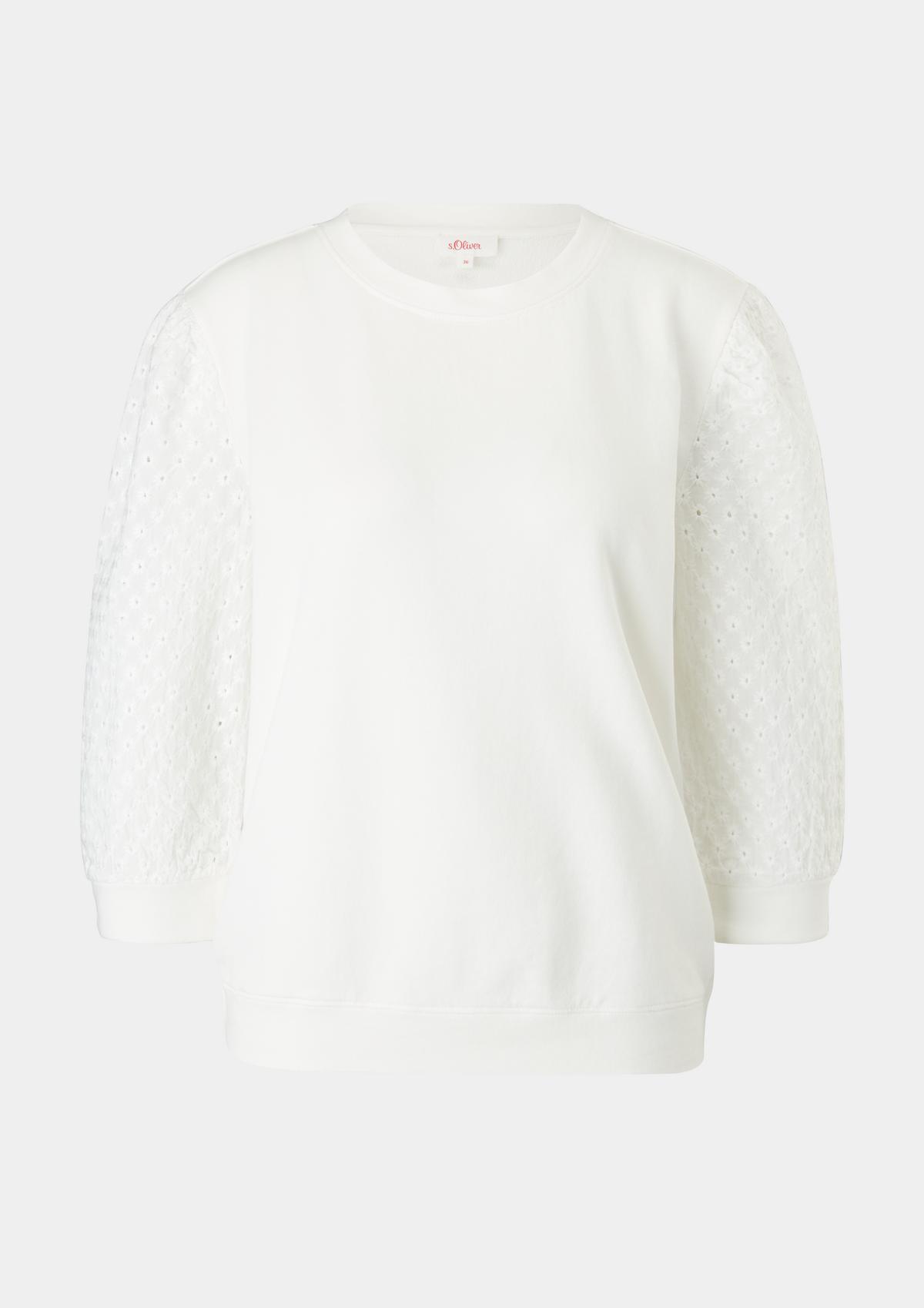 s.Oliver Sweatshirt with puff sleeves