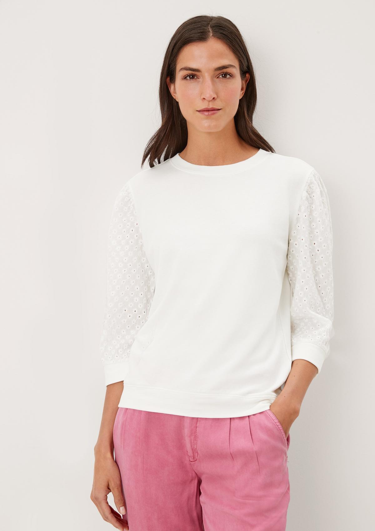 s.Oliver Sweatshirt with puff sleeves
