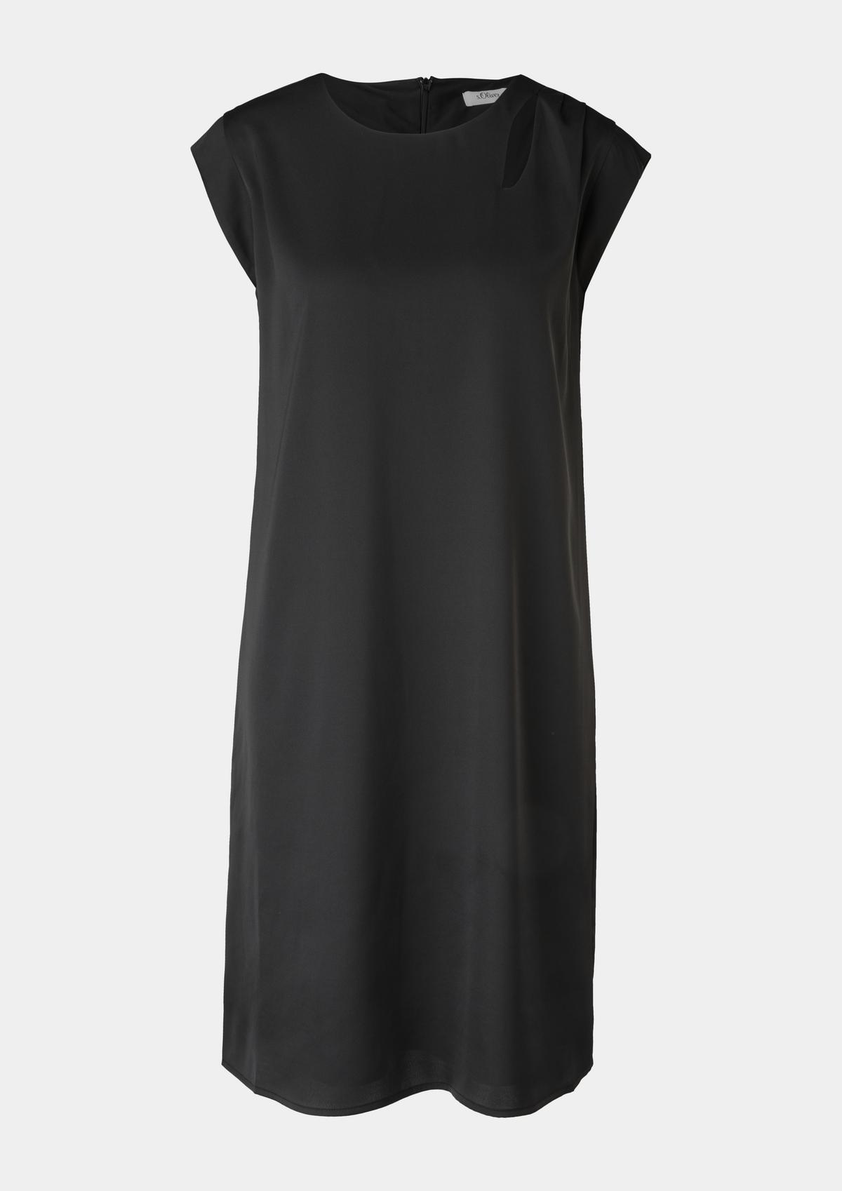 s.Oliver Satijnen jurk met cut-out