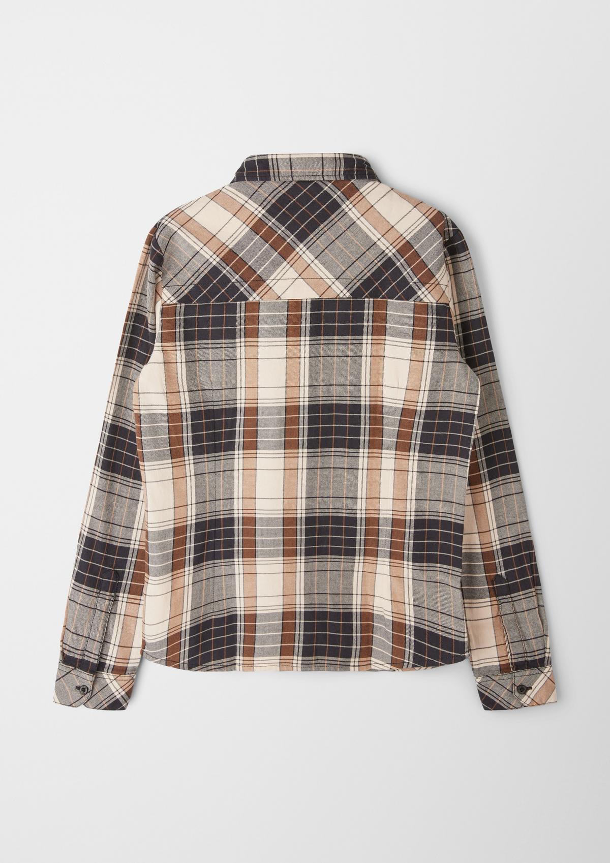 s.Oliver Check shirt with breast pockets