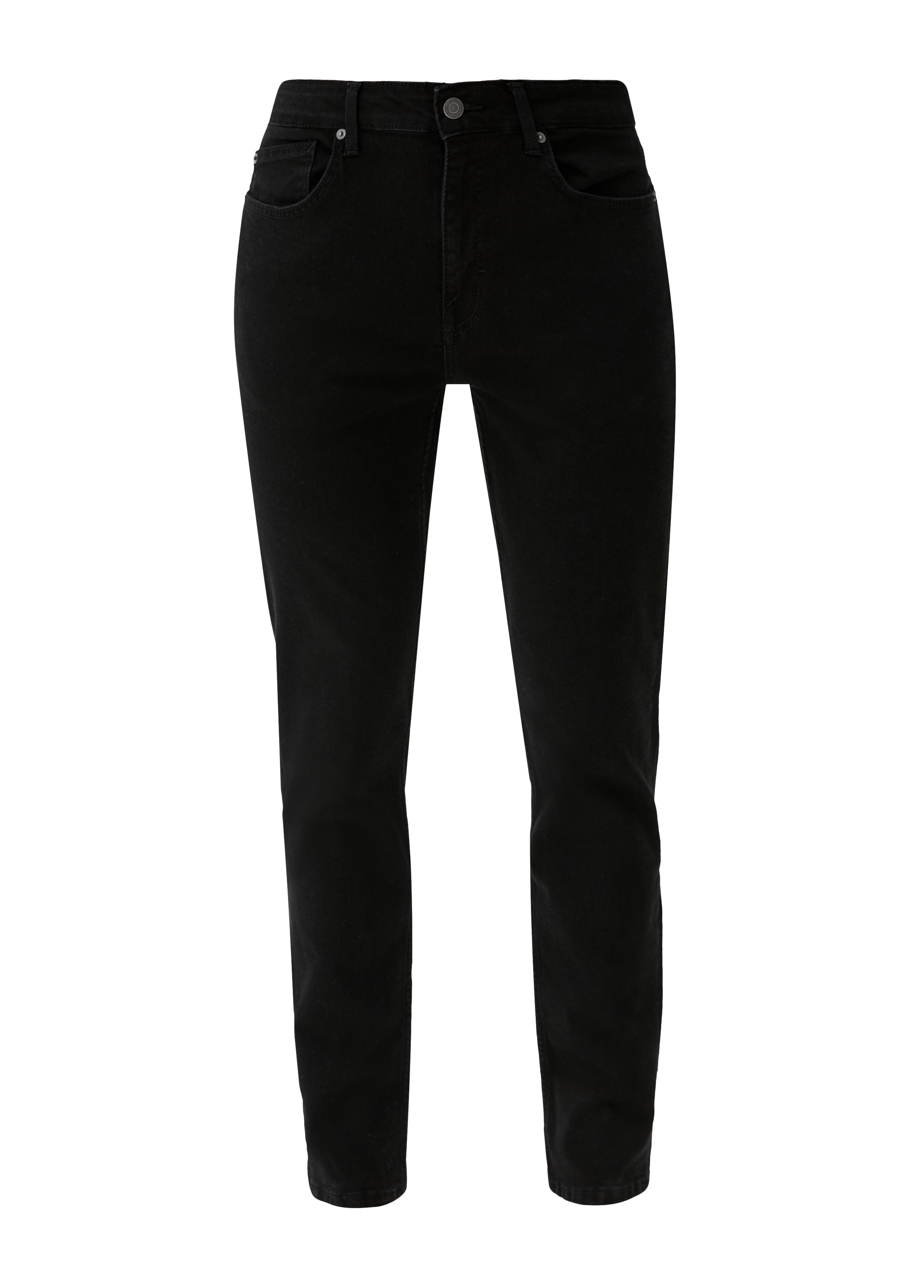 s.Oliver - Jeans / Slim Fit / Mid Rise / Straight Leg, Herren, schwarz