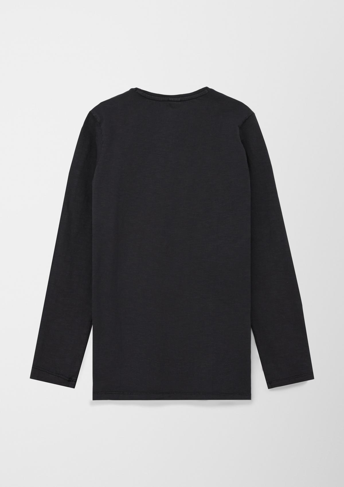 s.Oliver Long sleeve top in a slub texture