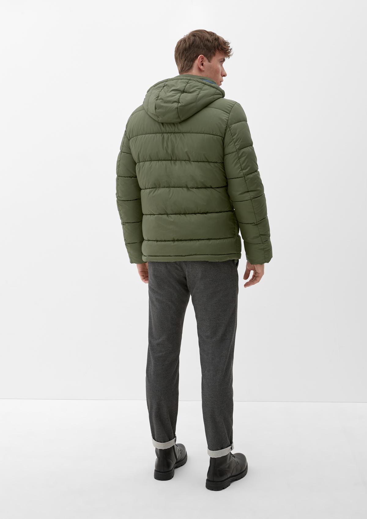 s.Oliver Quilted hooded jacket