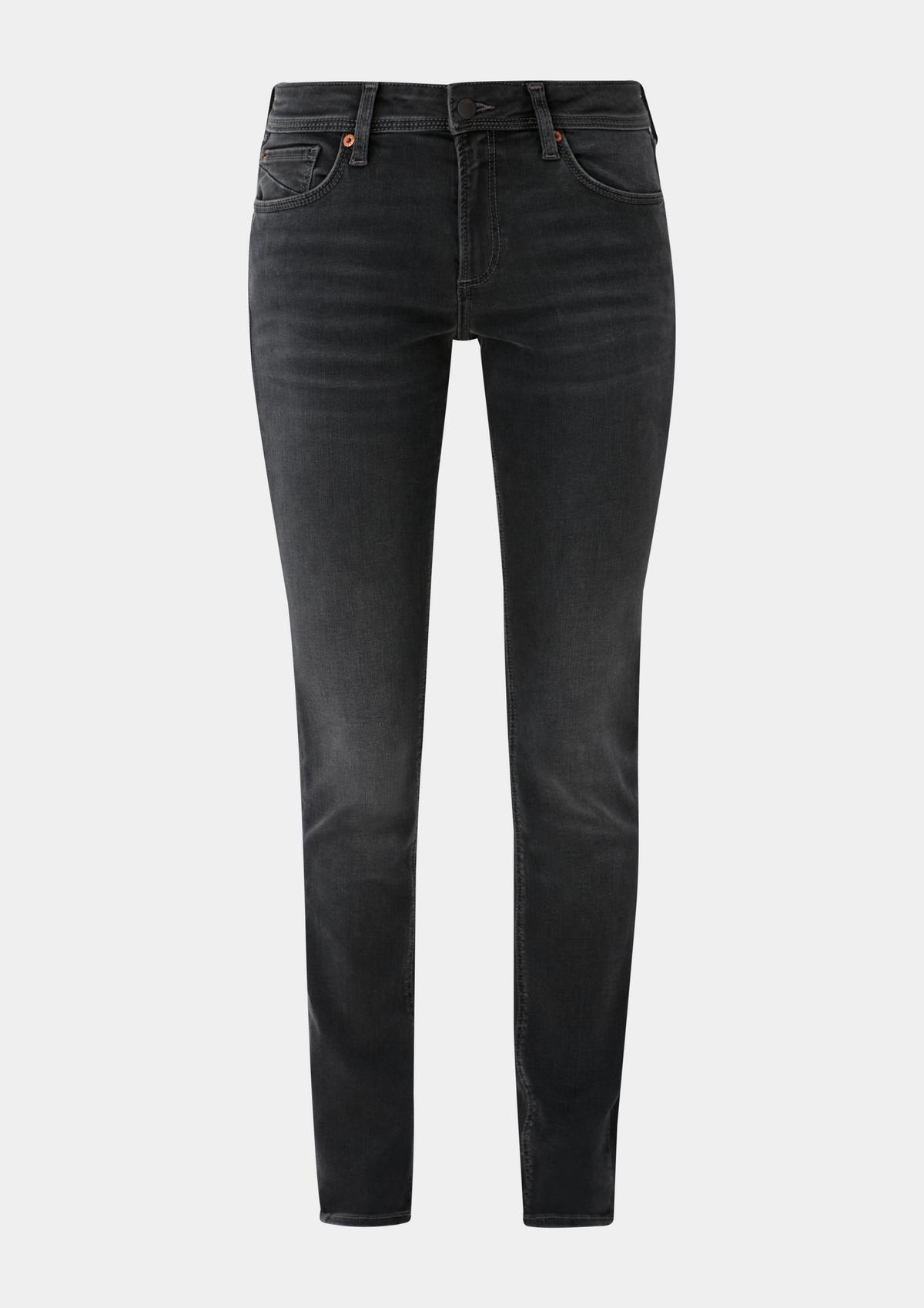 s.Oliver Jeans hlače Catie/kroj Slim Fit/Mid Rise/ozke hlačnice