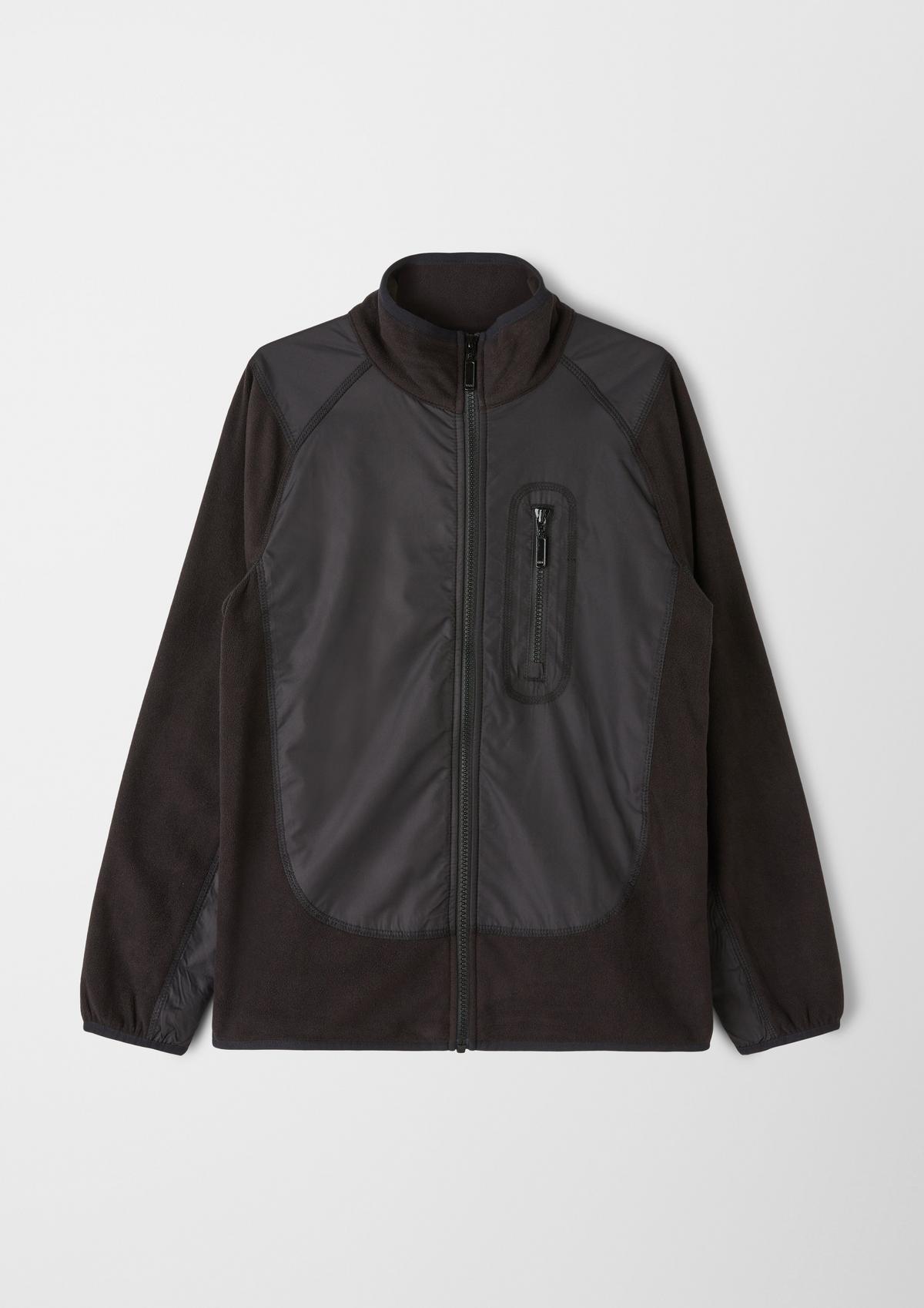s.Oliver Fleece jacket with nylon inserts