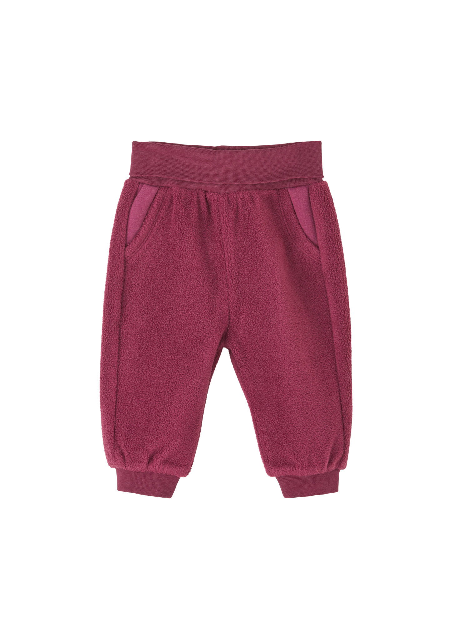 s.Oliver - Fleeceleggings mit Umschlagbund, Babys, Rosa