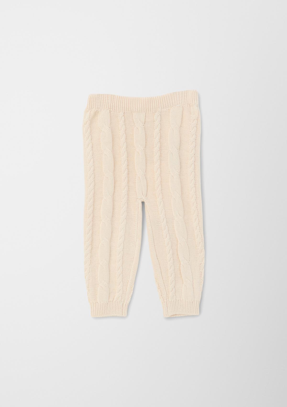 s.Oliver Knitted leggings in a cotton blend
