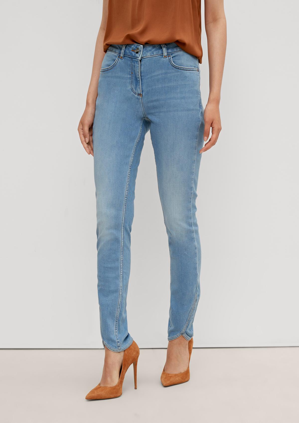 jeans Slim - 7/8-length fit: Comma light | blue
