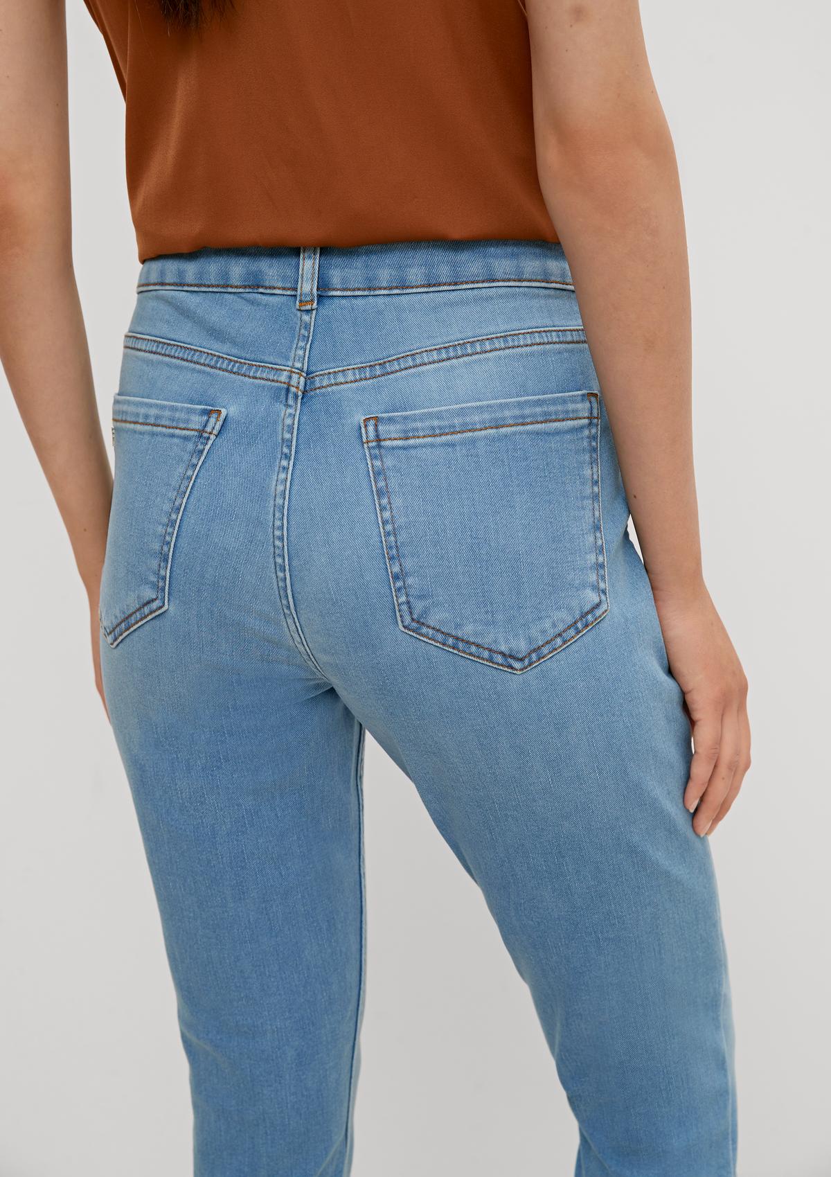 Slim fit: 7/8-length jeans - light blue | Comma | 
