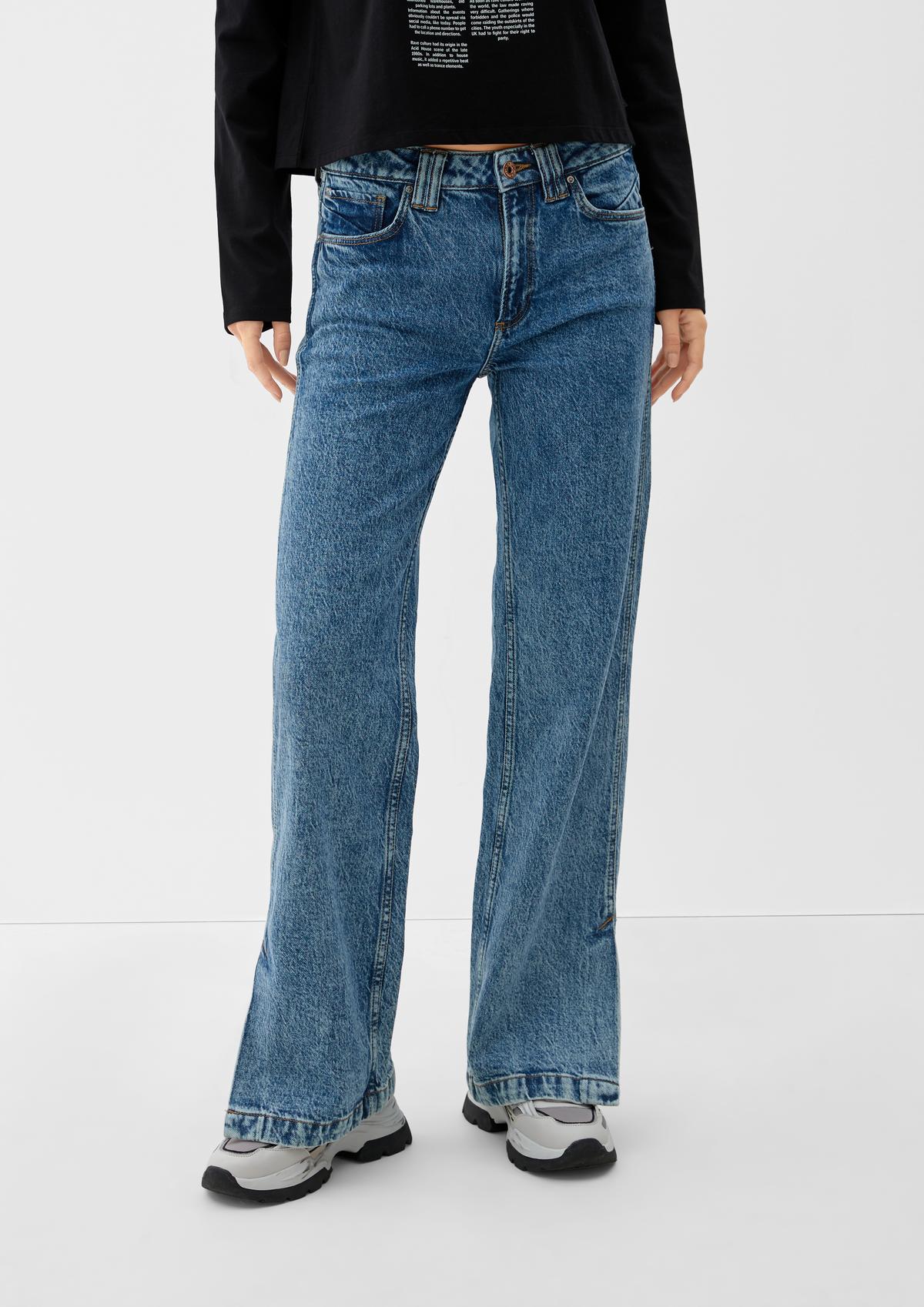 s.Oliver Regular: široké džínsy