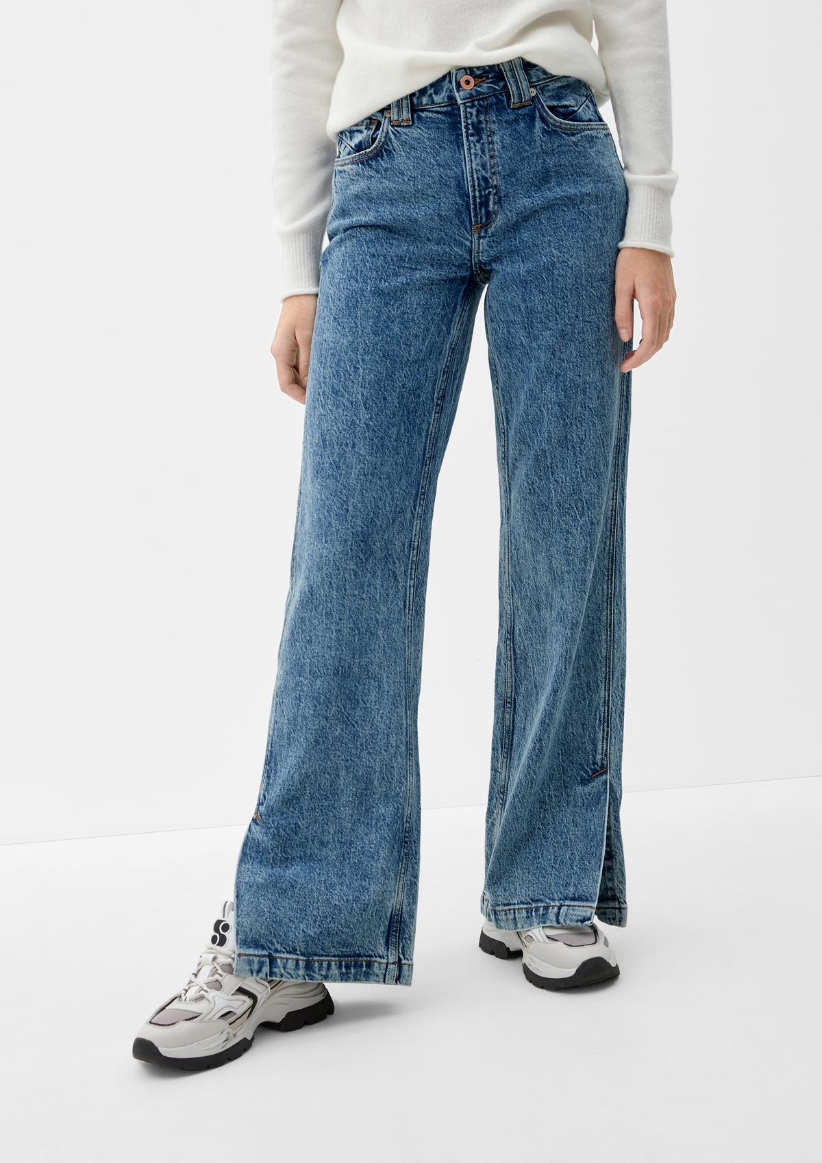 Regular fit: wide-leg jeans