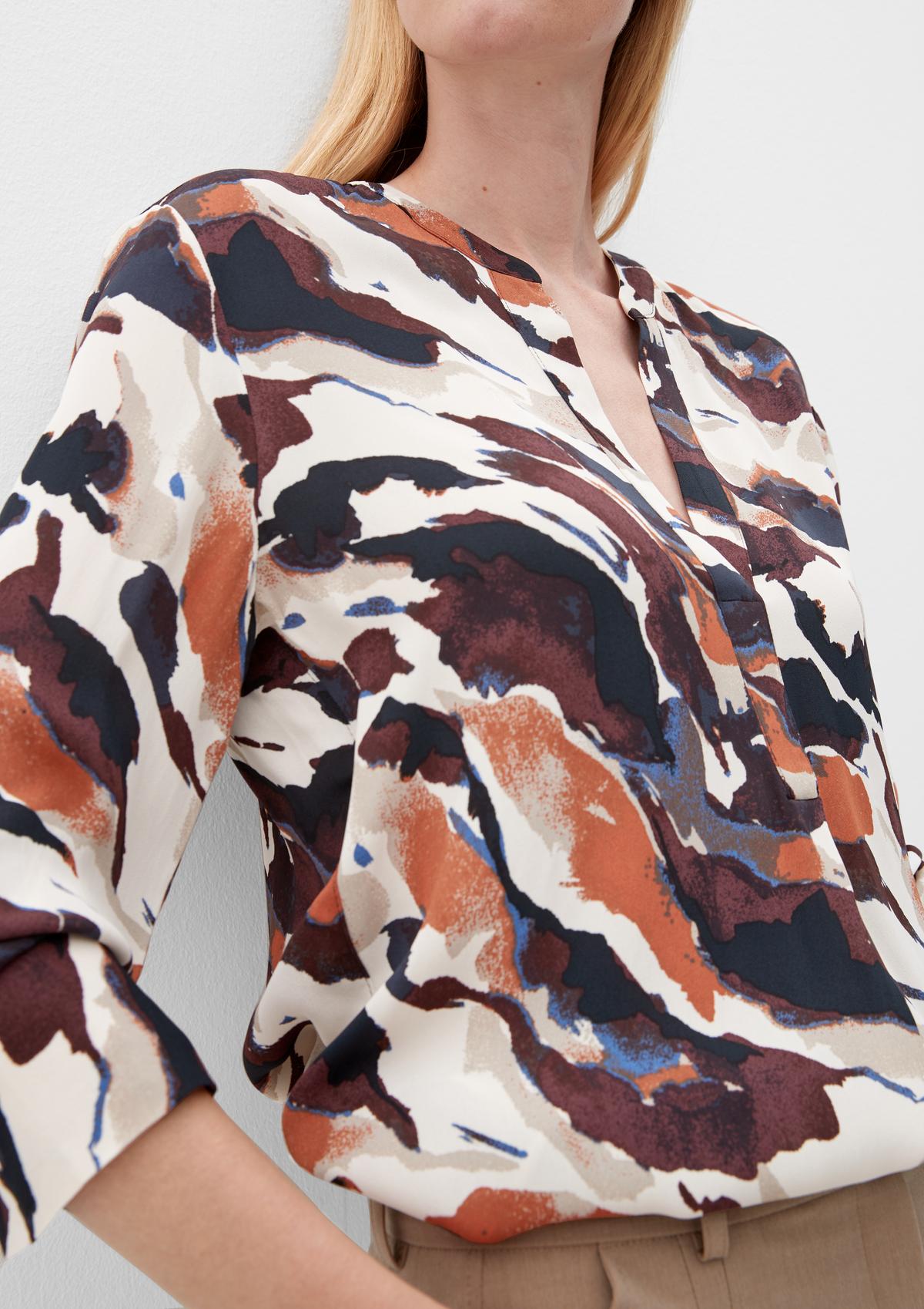 s.Oliver Viscose blouse with an all-over print
