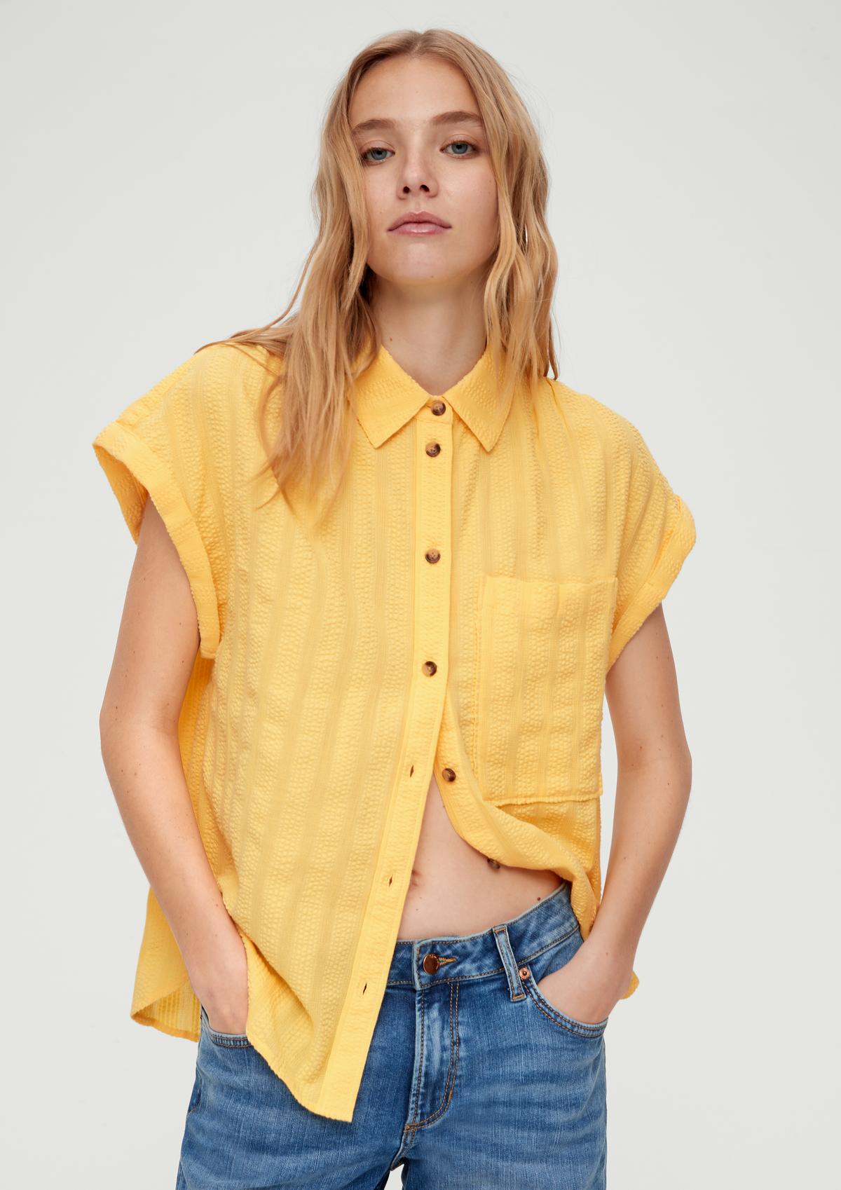 s.Oliver Oversized blouse made of cotton