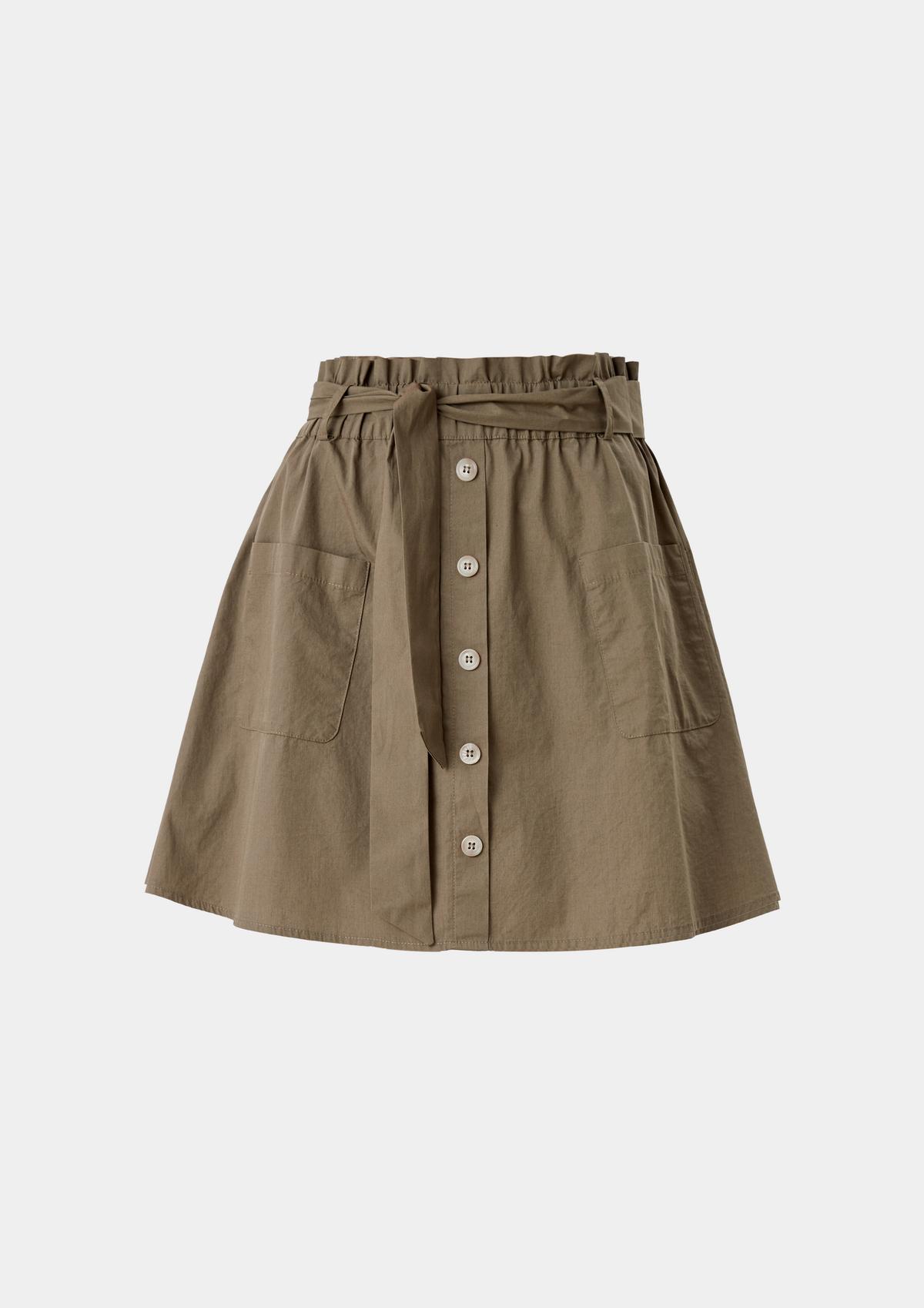 s.Oliver Skirt with a paperbag waistband