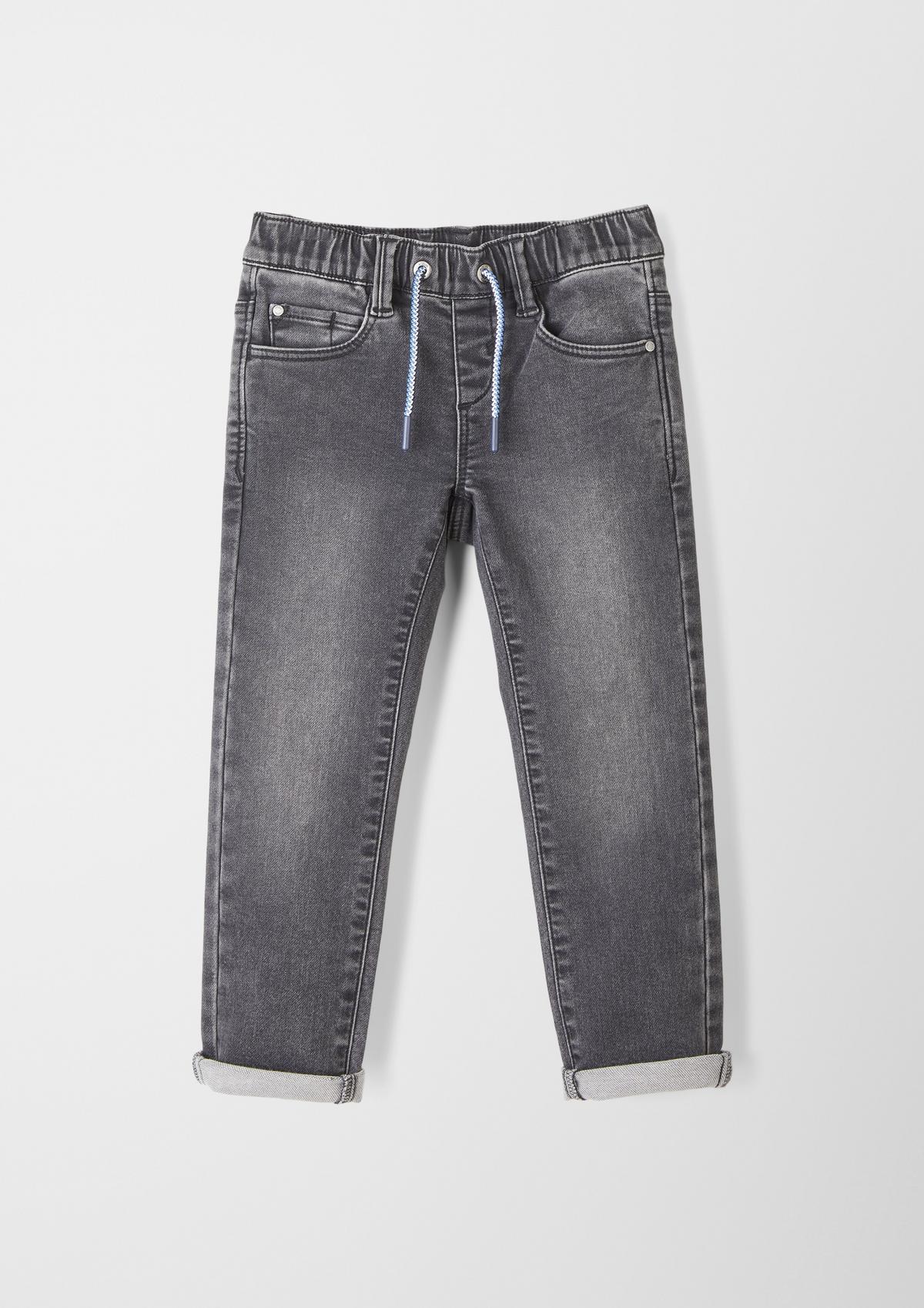 s.Oliver Slim: jeans hlače z elastičnim pasom