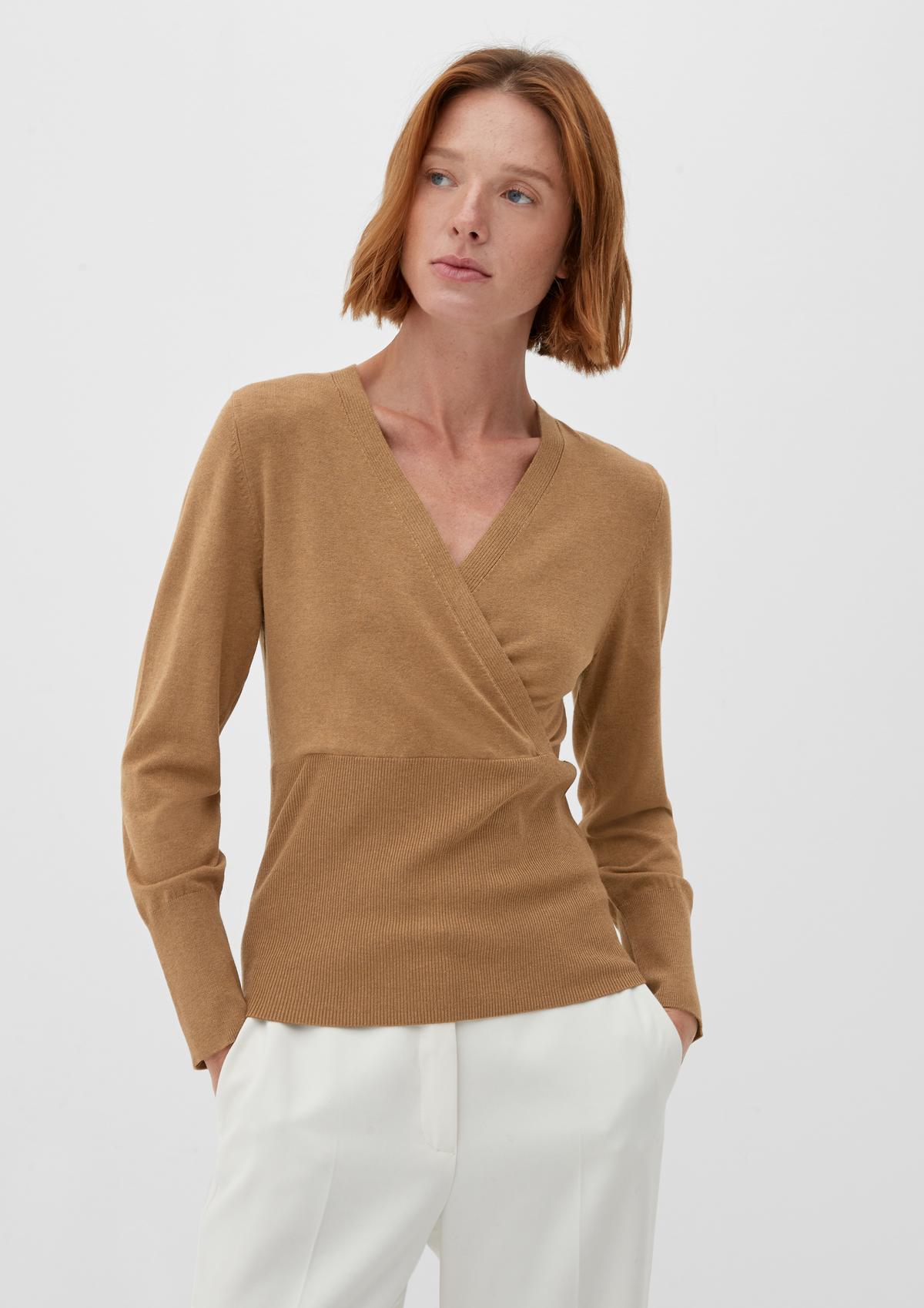 s.Oliver Jumper with ribbed trims