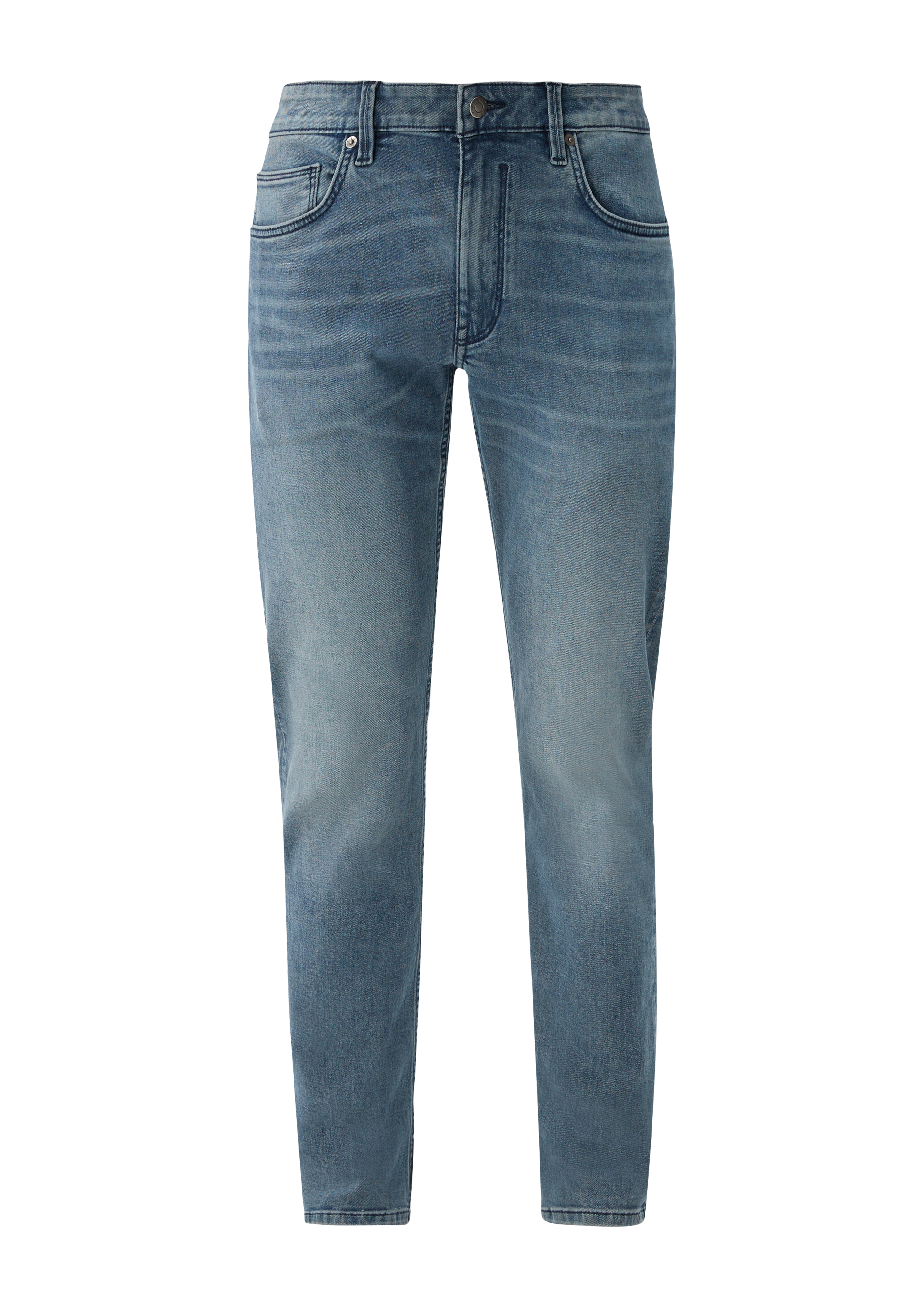 s.Oliver - Jeans Carson / Slim Fit / Mid Rise / Tapered Leg, Herren, blau