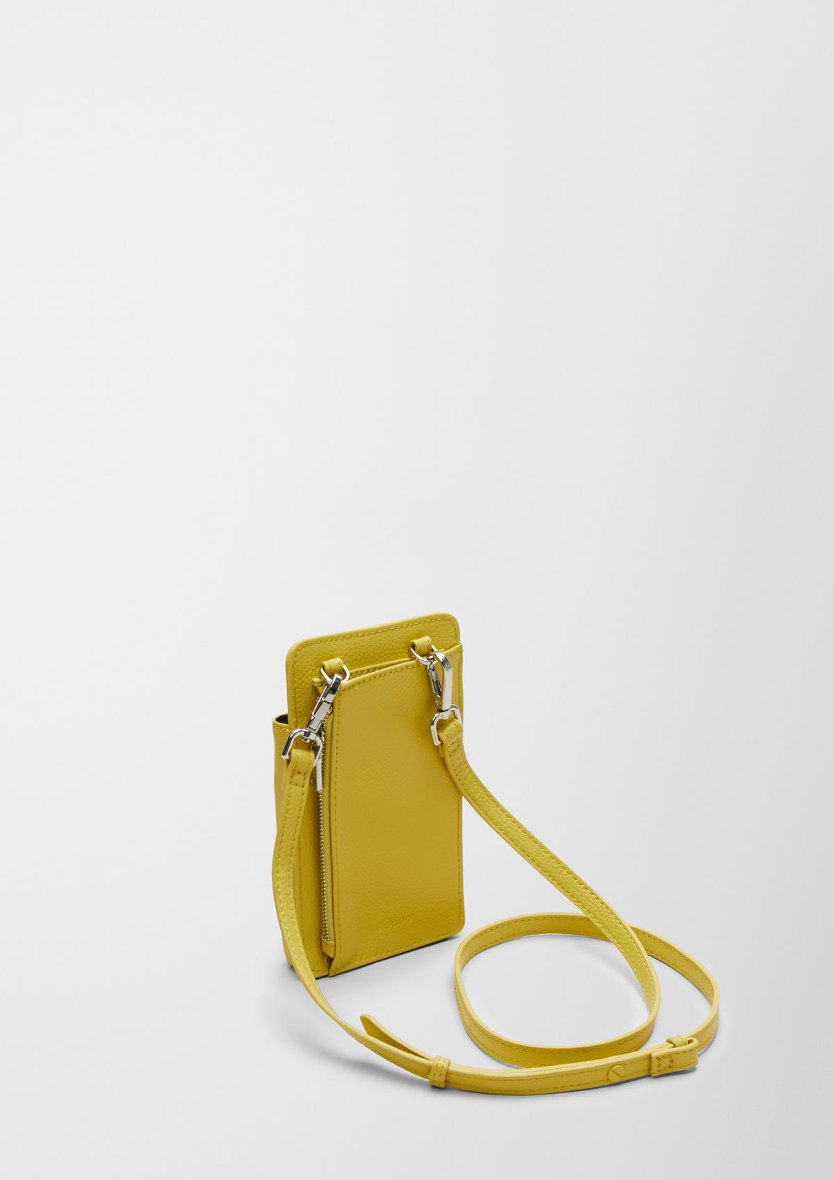 s.Oliver Faux leather mobile phone bag