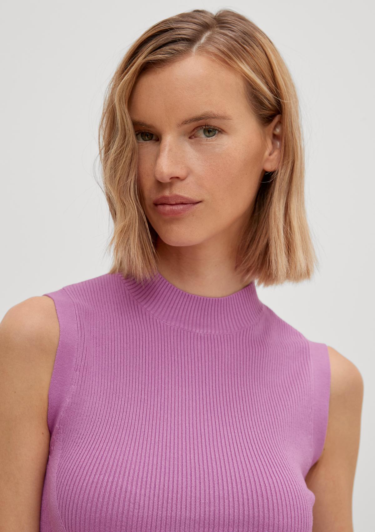comma Knitted top in a viscose blend