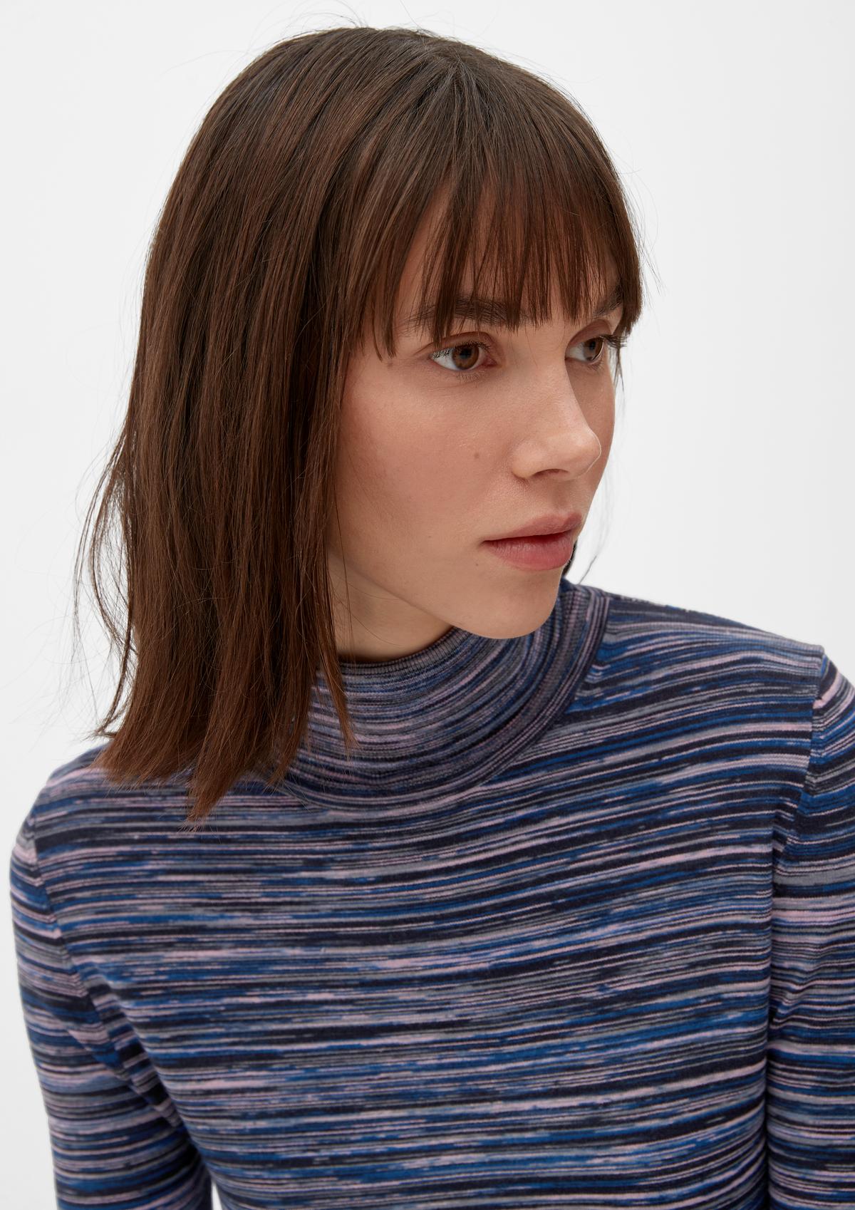 s.Oliver Turtleneck with an abstract all-over pattern
