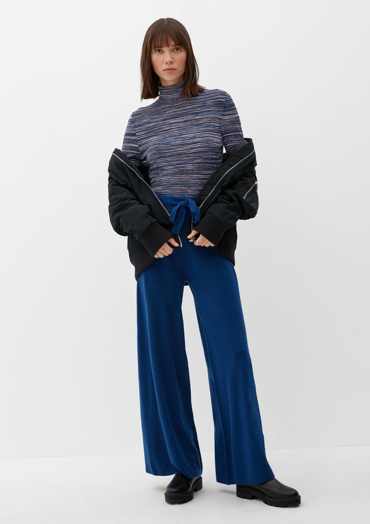 s.Oliver Turtleneck with an abstract all-over pattern