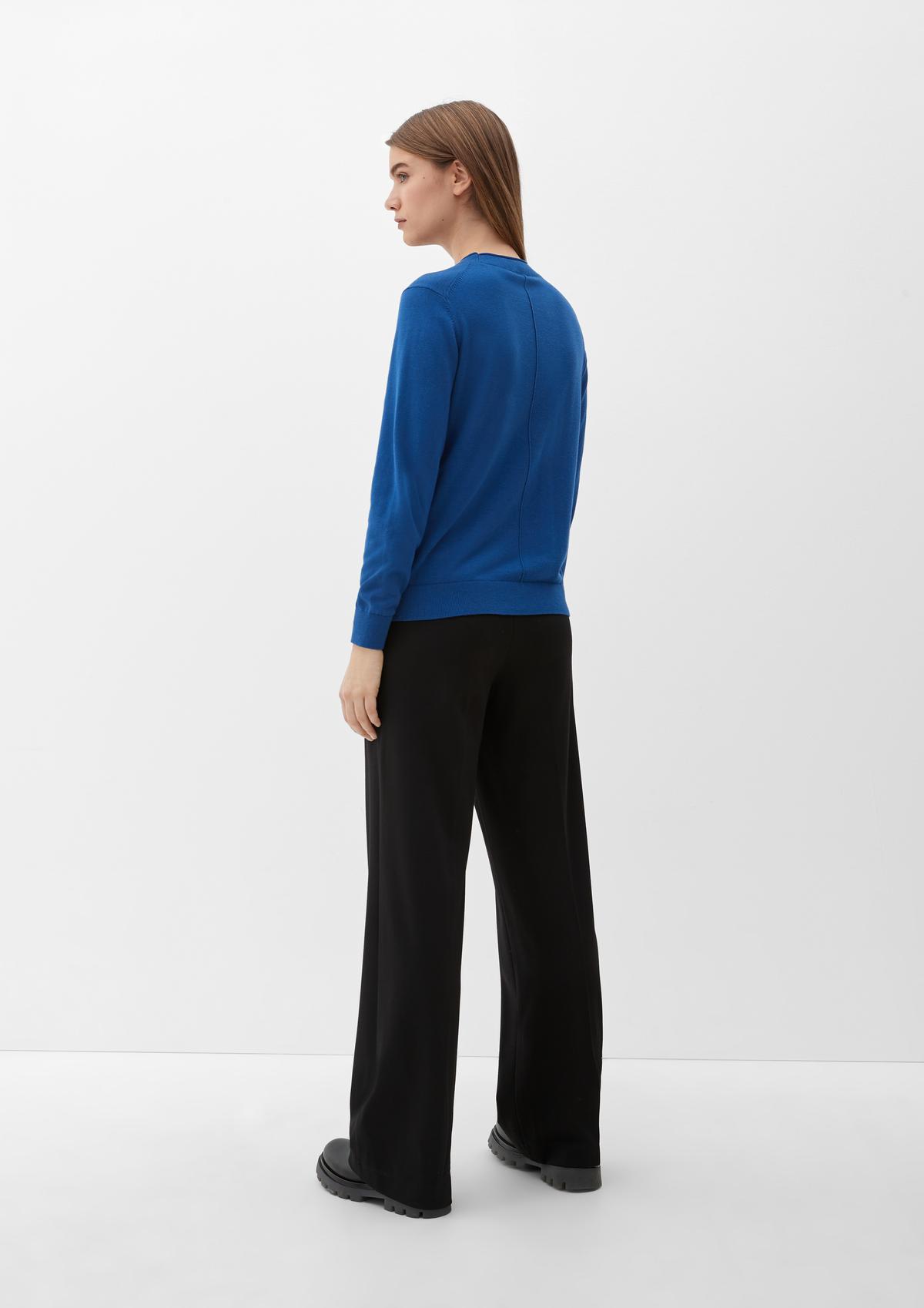 s.Oliver Knitted jumper with pintucks