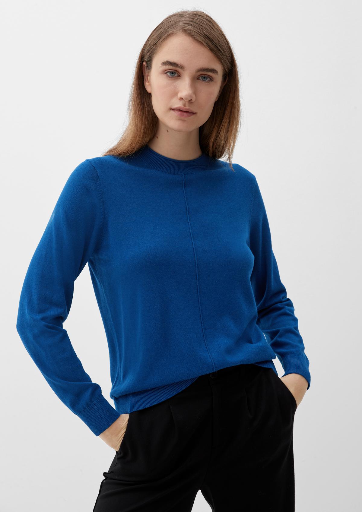 s.Oliver Knitted jumper with pintucks